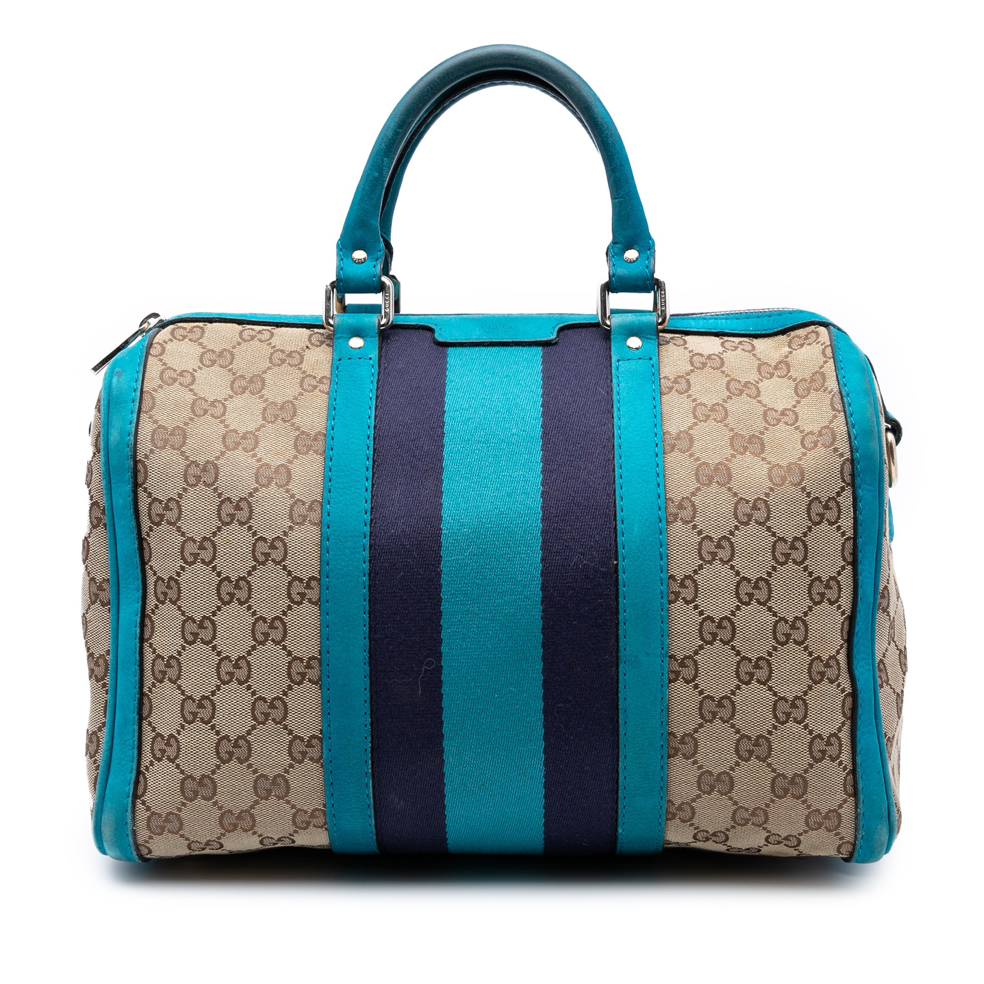 Vintage Web Boston Bag GG Canvas Medium