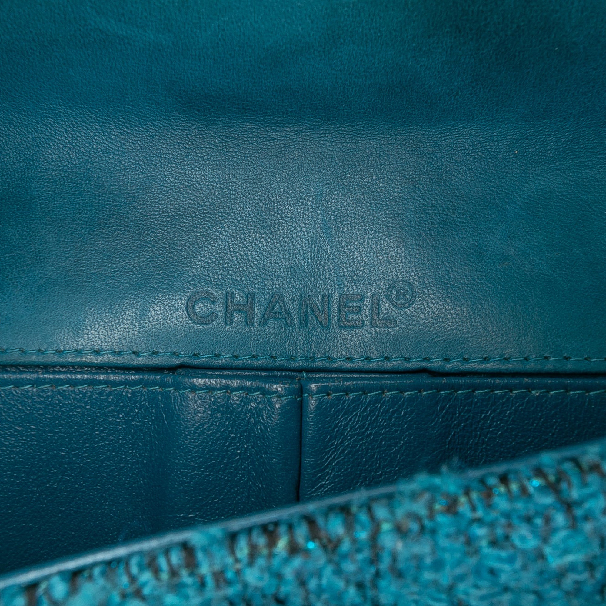 CC Chain Flap Bag Sequins Medium