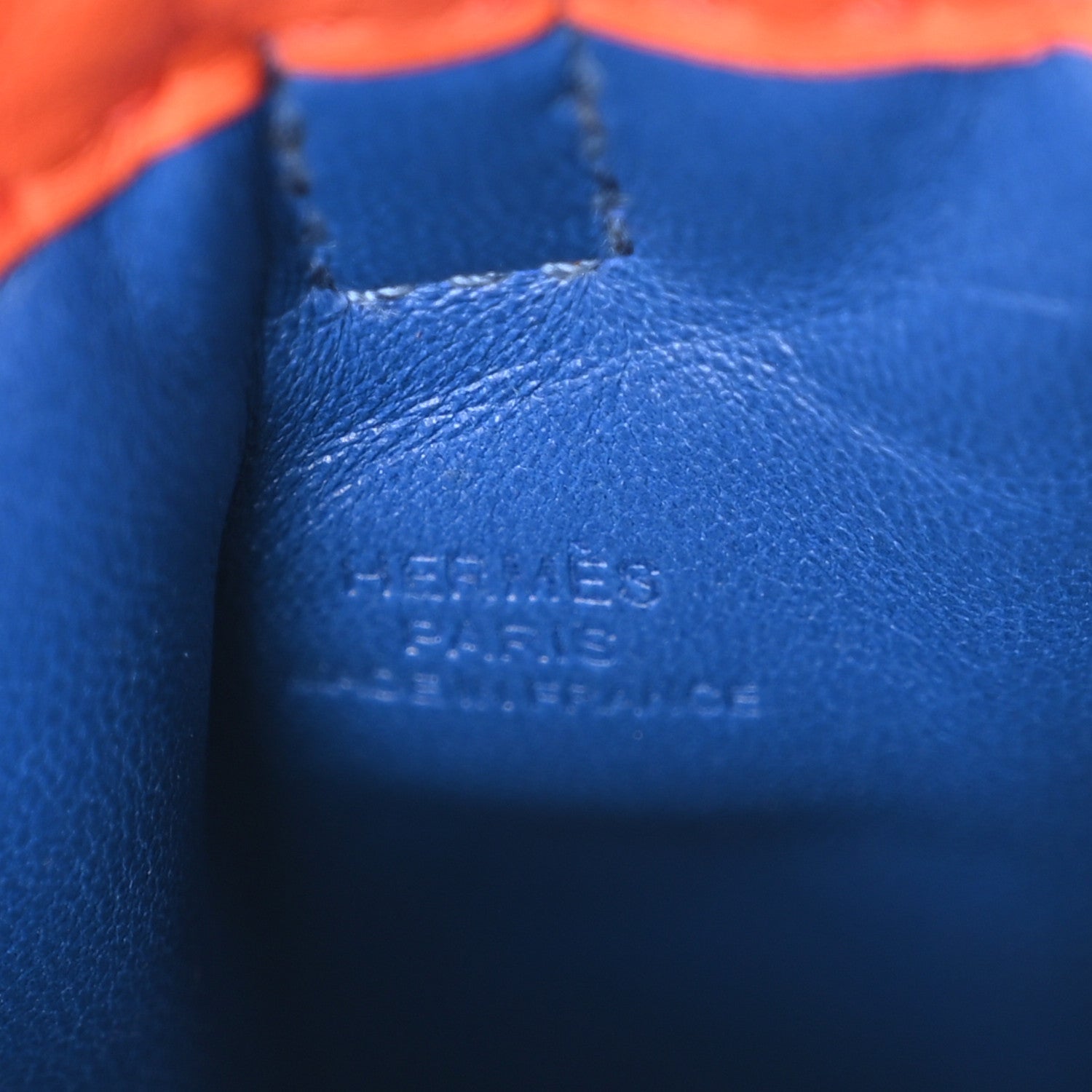 Milo Lambskin Swift Pilo Phone Case Orange Blue