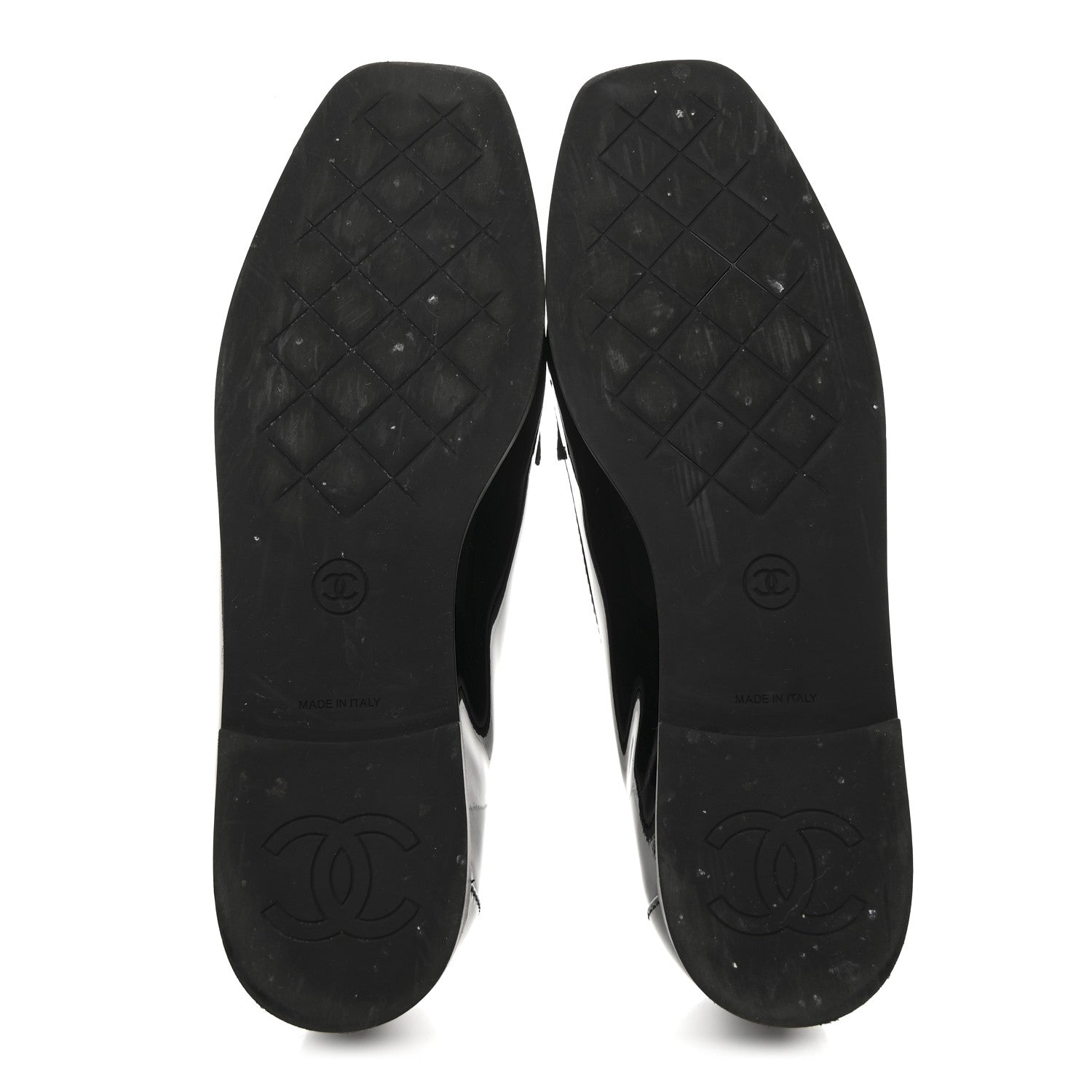 Patent CC Mocassin Loafers 38 Black