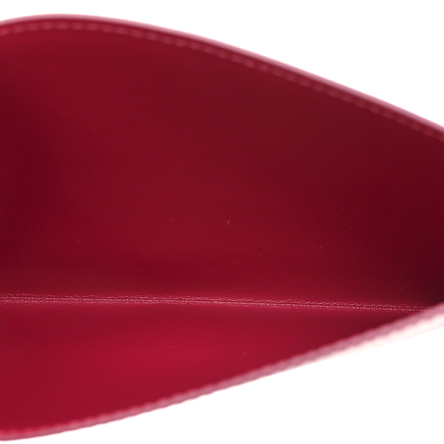 Calfskin Felicie Card Holder Insert Fuchsia