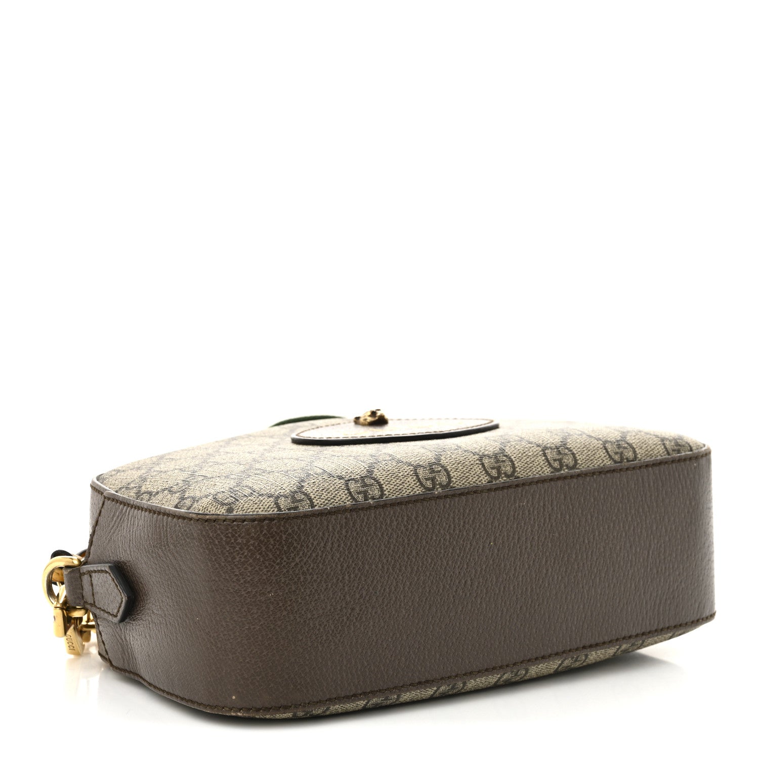 GG Supreme Monogram Web Neo Vintage Shoulder Bag Beige New Acero Crop