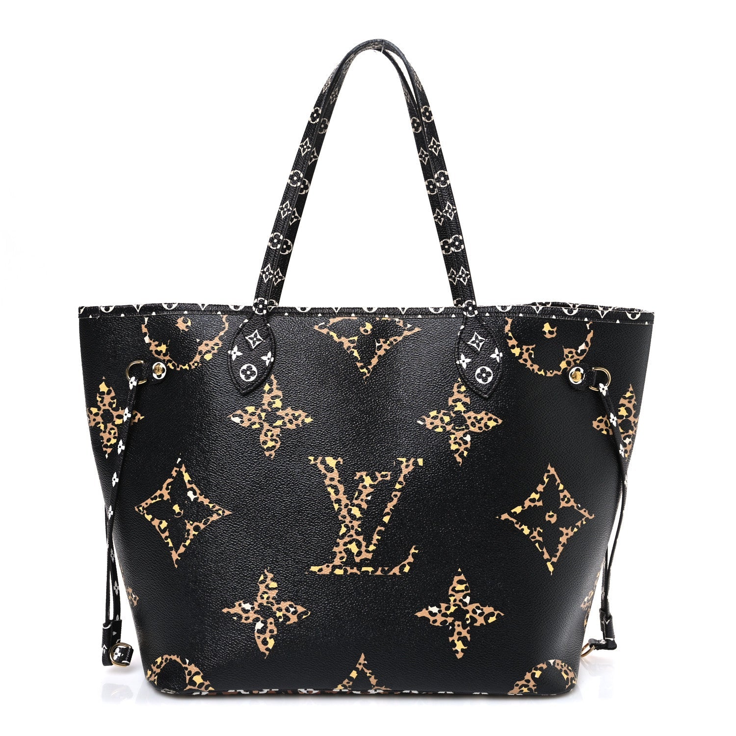 Monogram Giant Jungle Neverfull MM Black