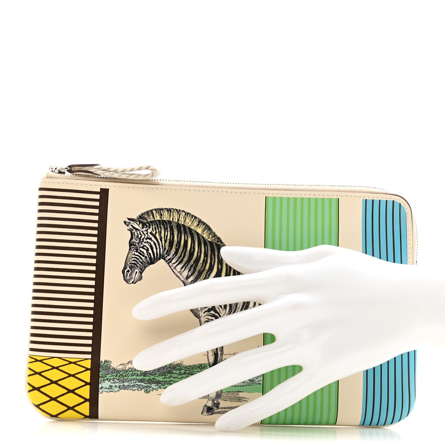 Swift Grand Theatre Nouveau Carre Long Pocket Pouch Nata Multicolor