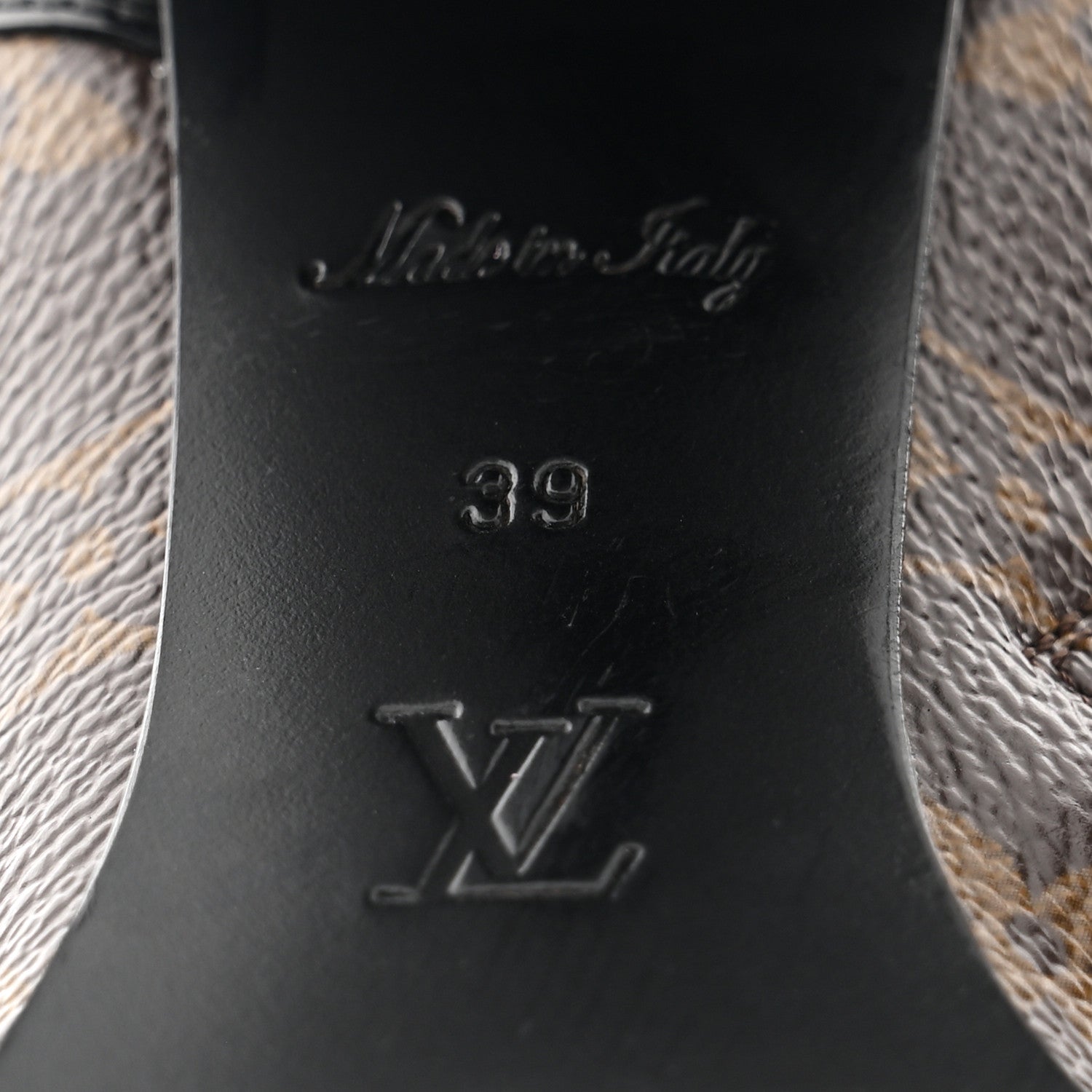 Patent Calfskin Monogram Star Trail Ankle Boots 39 Black