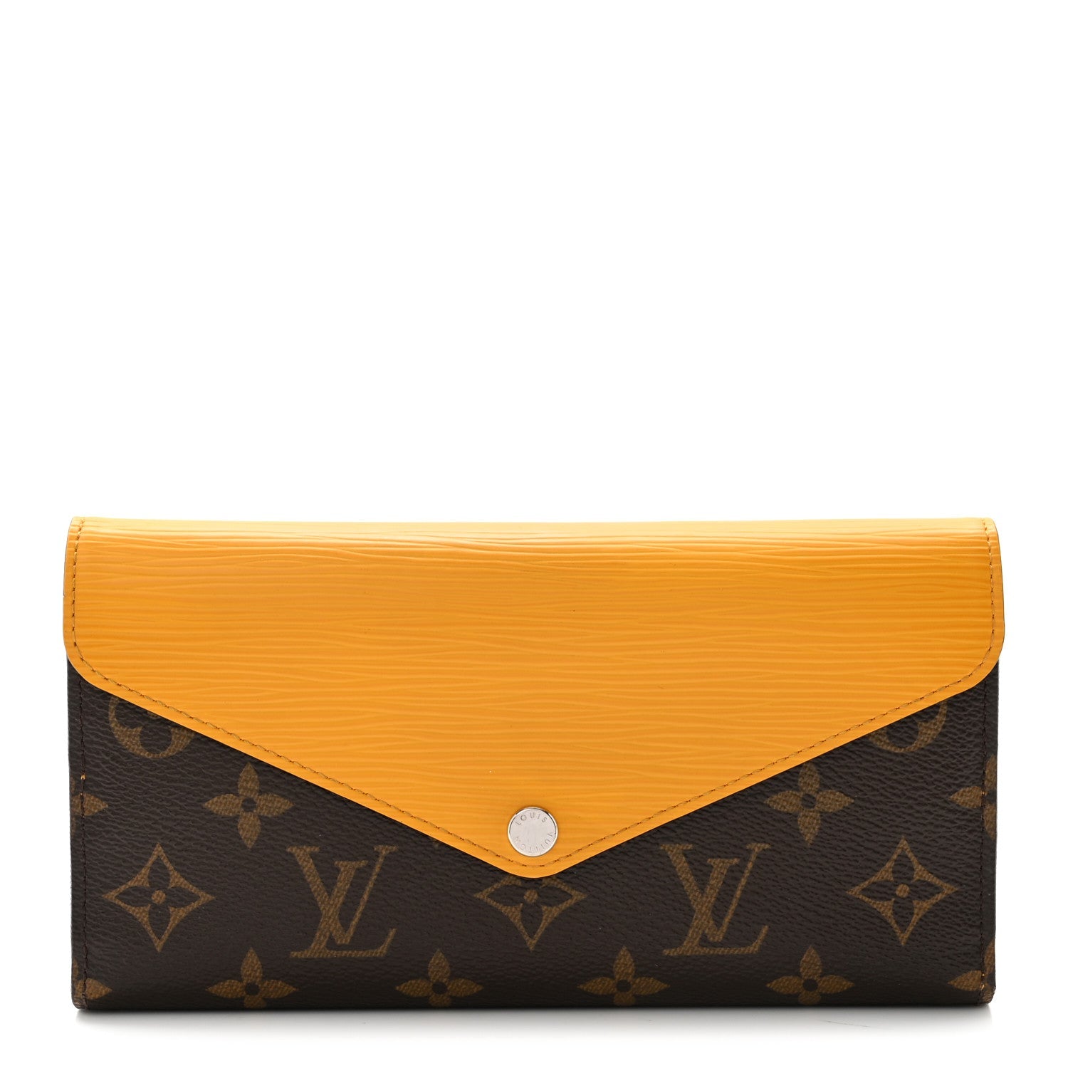 Monogram Epi Marie-Lou Long Wallet Citron