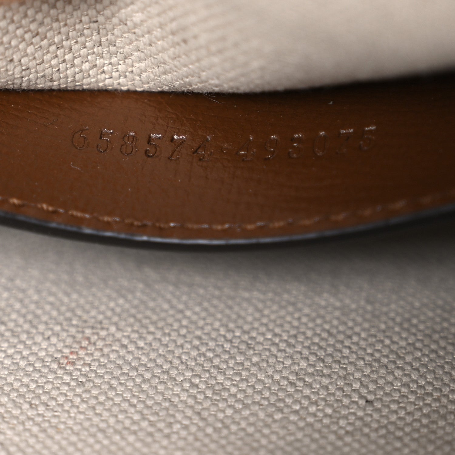 GG Supreme Monogram Web Mini Horsebit 1955 Shoulder Bag Beige Brown Sugar