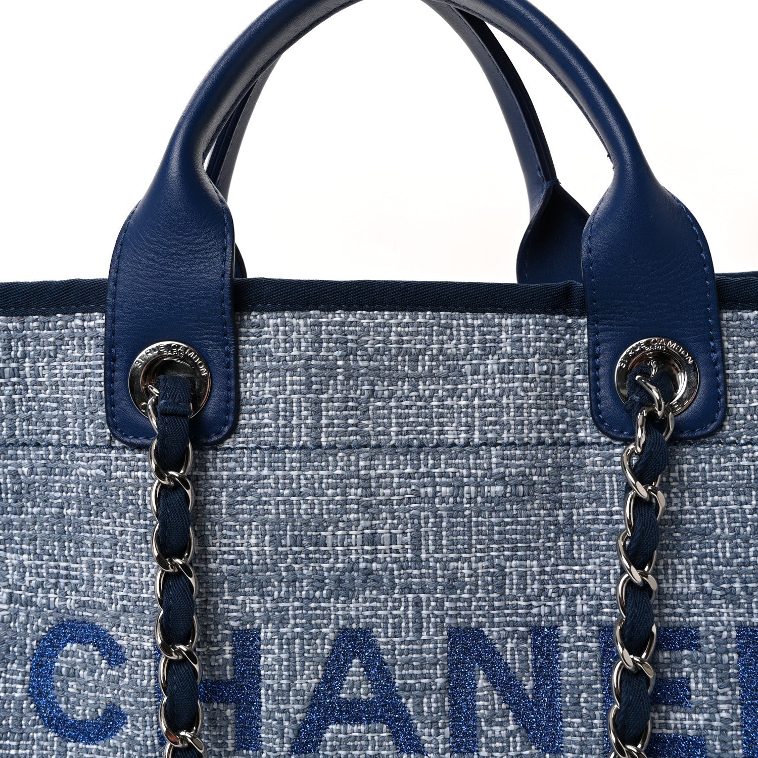 Canvas Extra Large Deauville Tote Blue