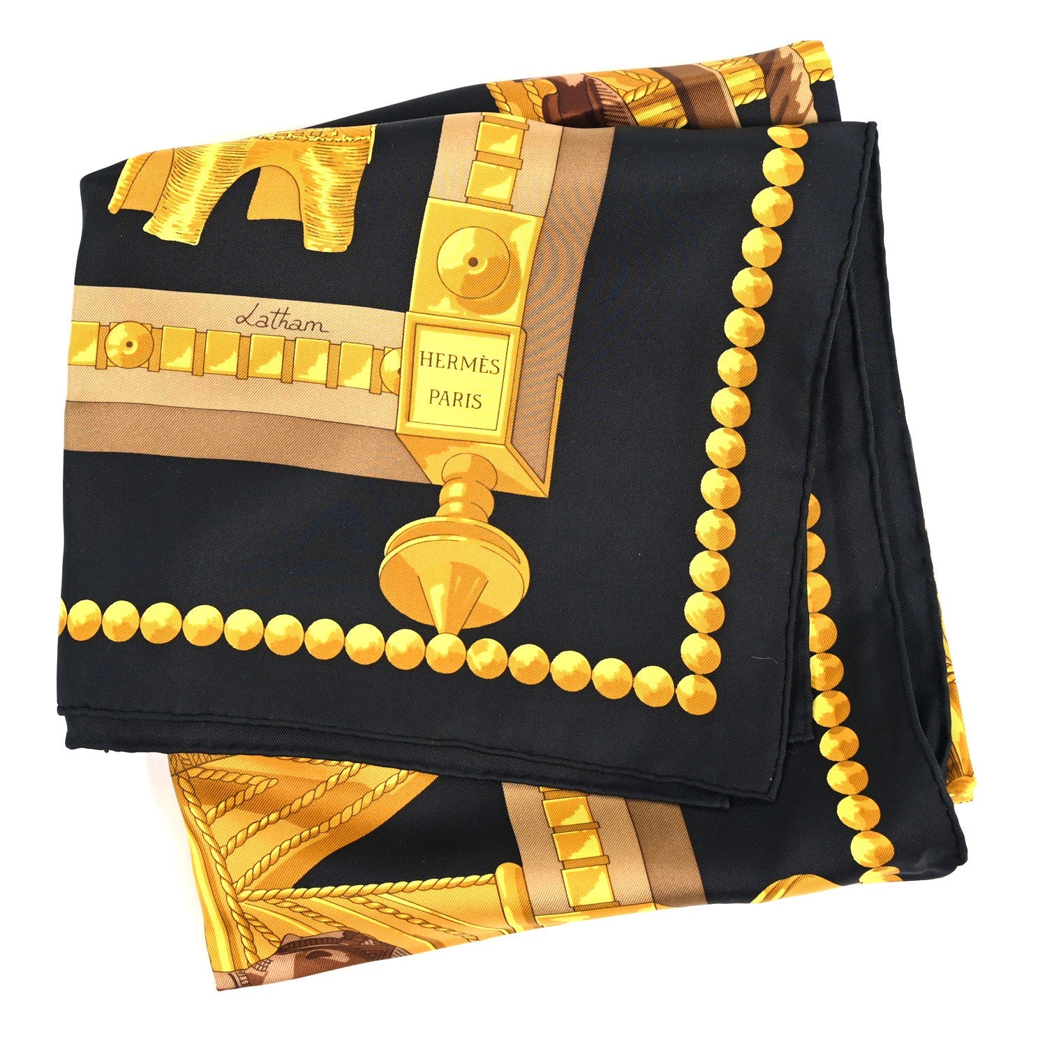 Silk Cuillers d'Afrique Scarf 90