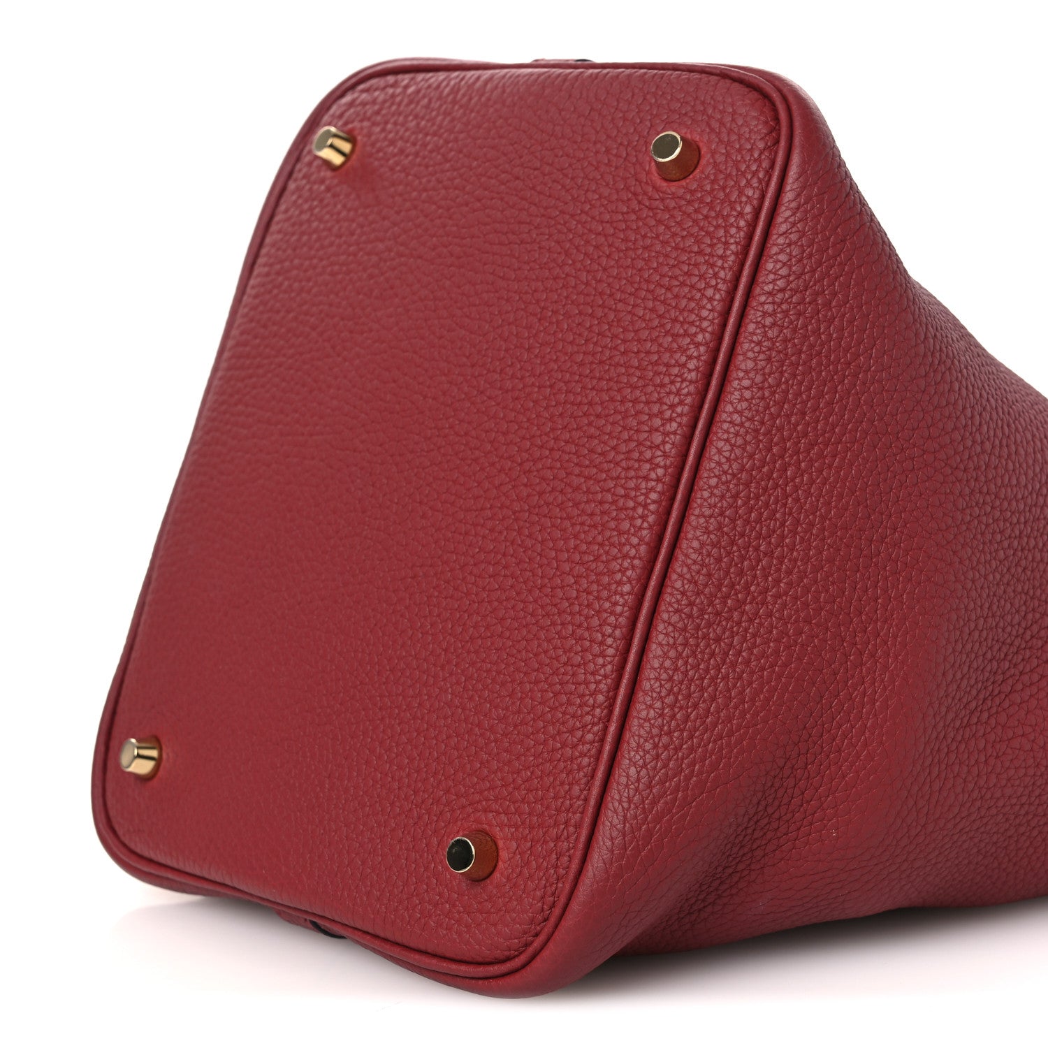 Taurillon Clemence Picotin Lock 22 MM Rouge H