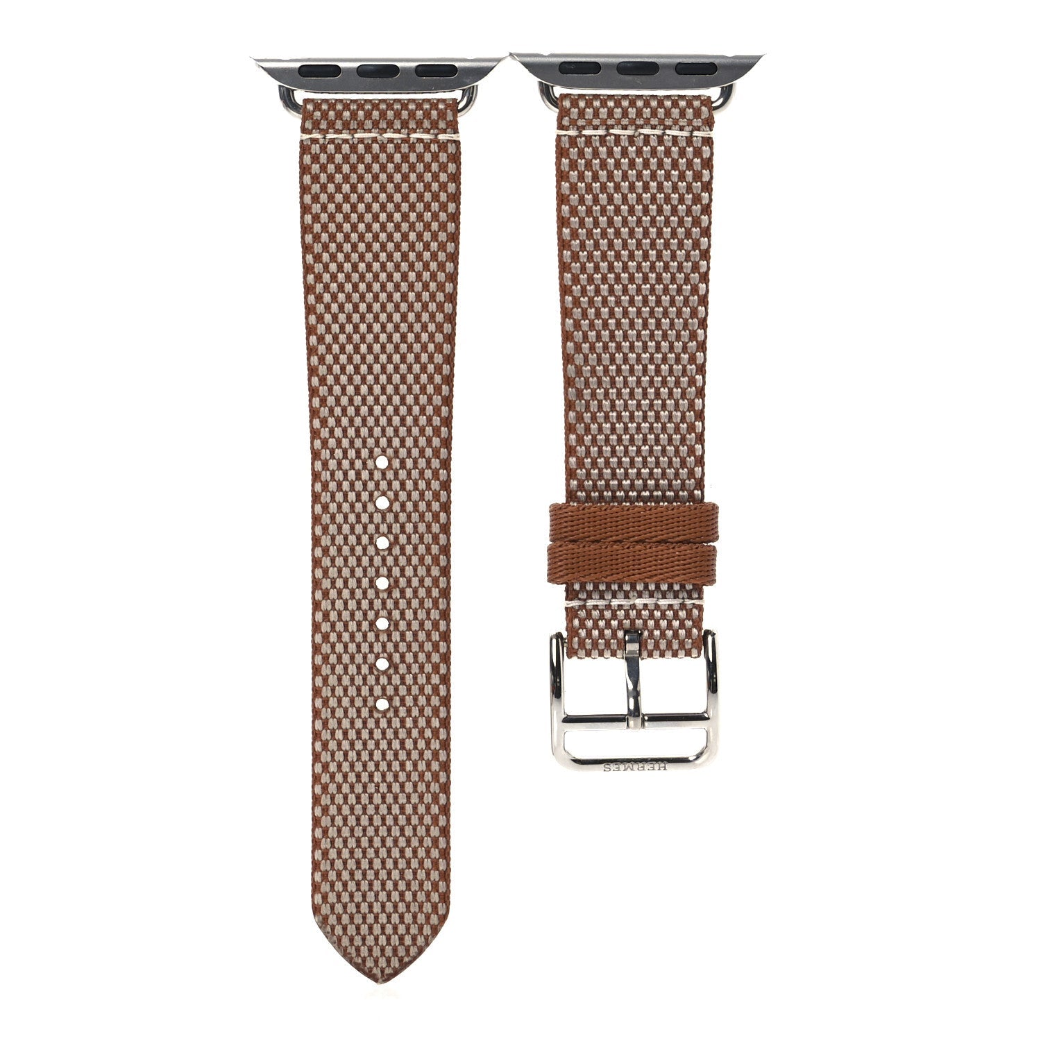 Toile H Apple Watch Single Tour Band 42mm Gold Ecru
