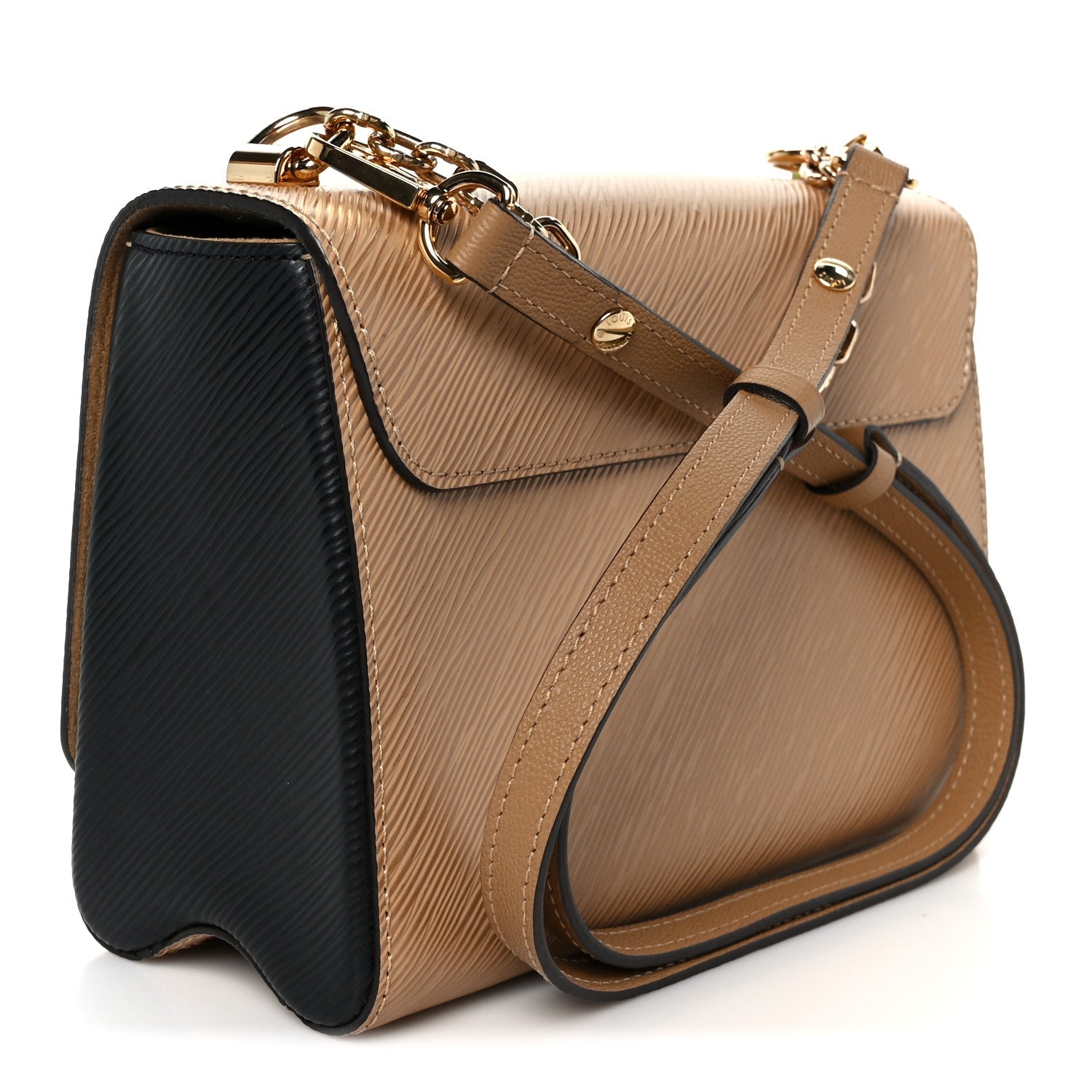 Epi Twist Shoulder Bag MM Camel