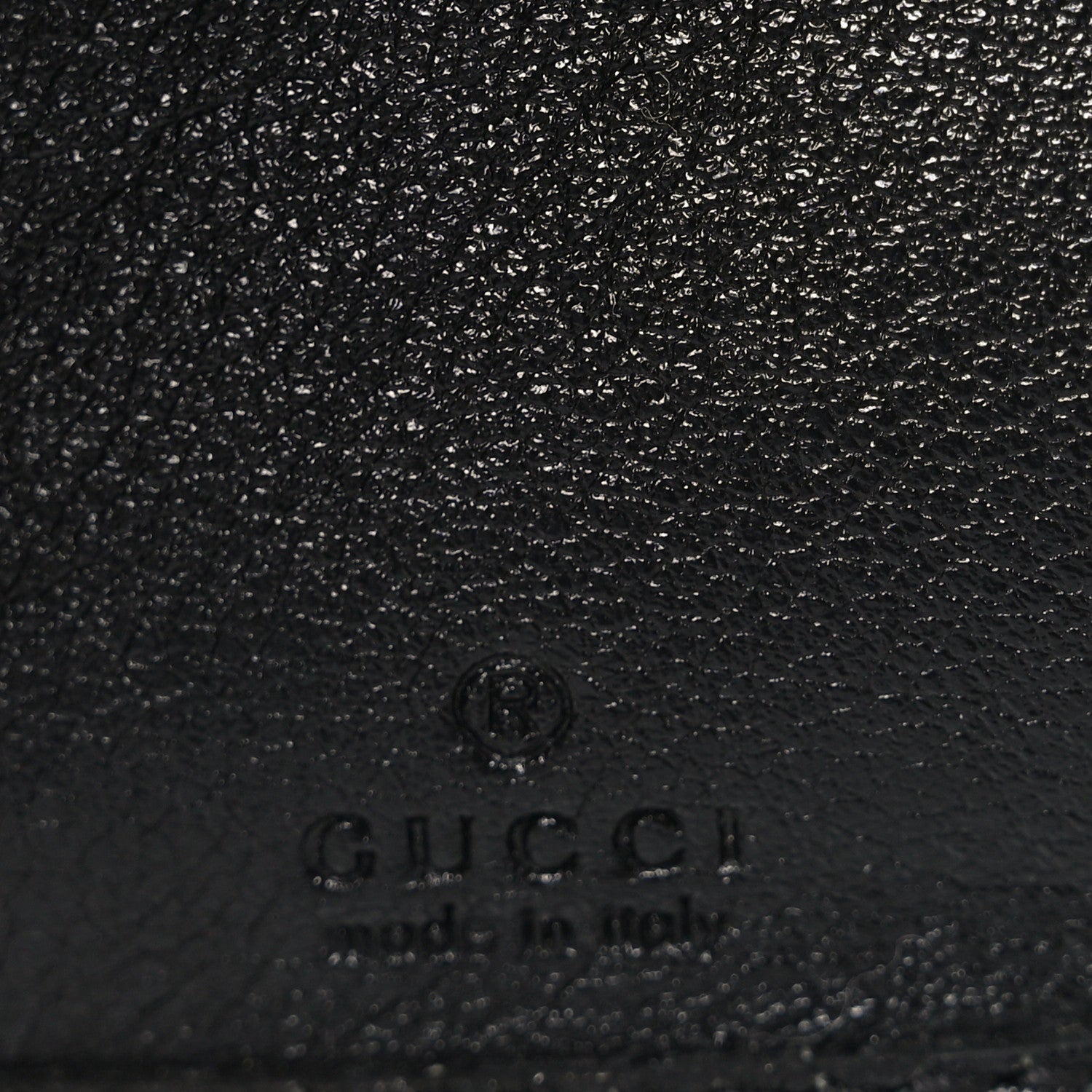 Wonka Grain Calfskin Diana Tri-Fold Wallet Black