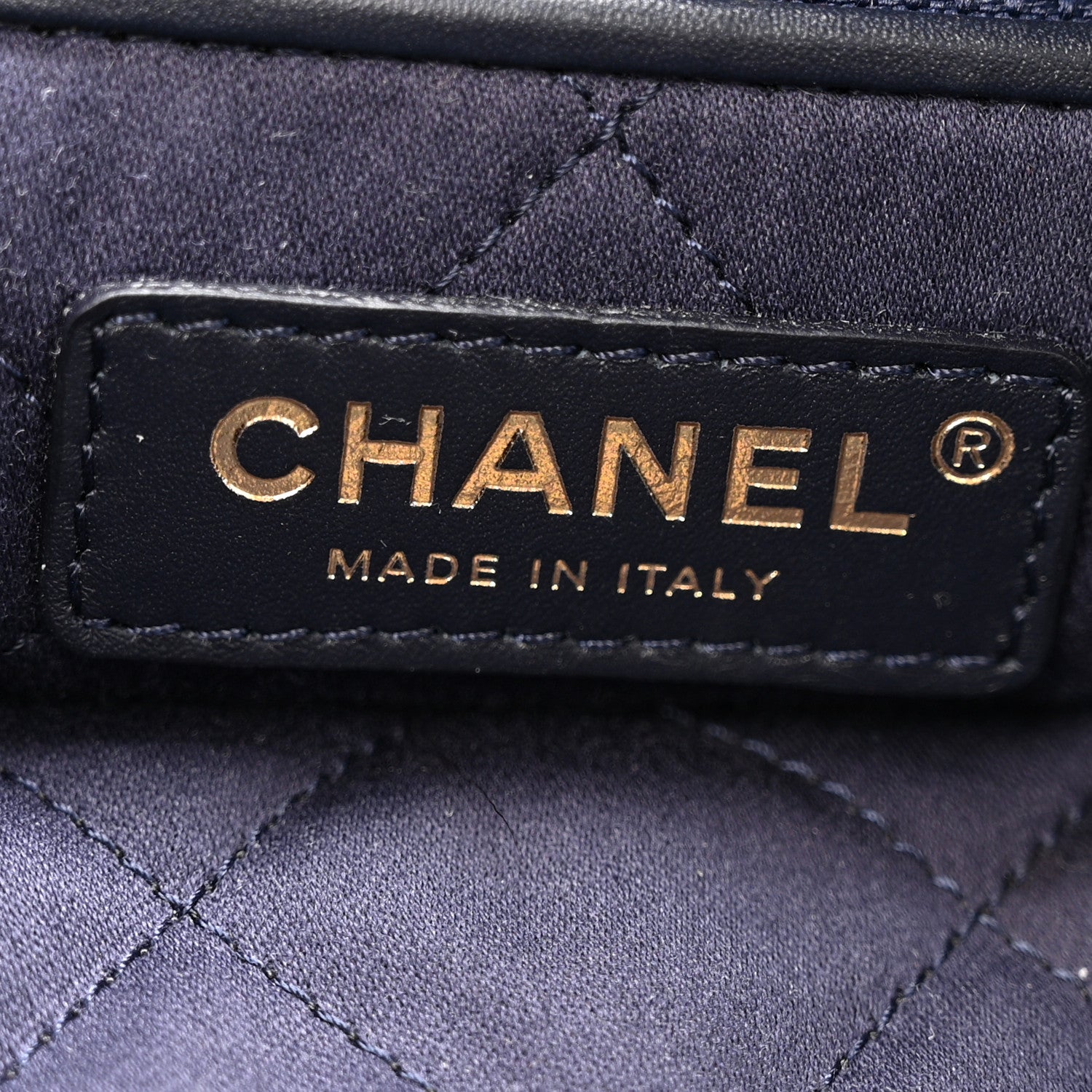 Shaded Calfskin Quilted Small Chanel 22 Blue Dark Blue