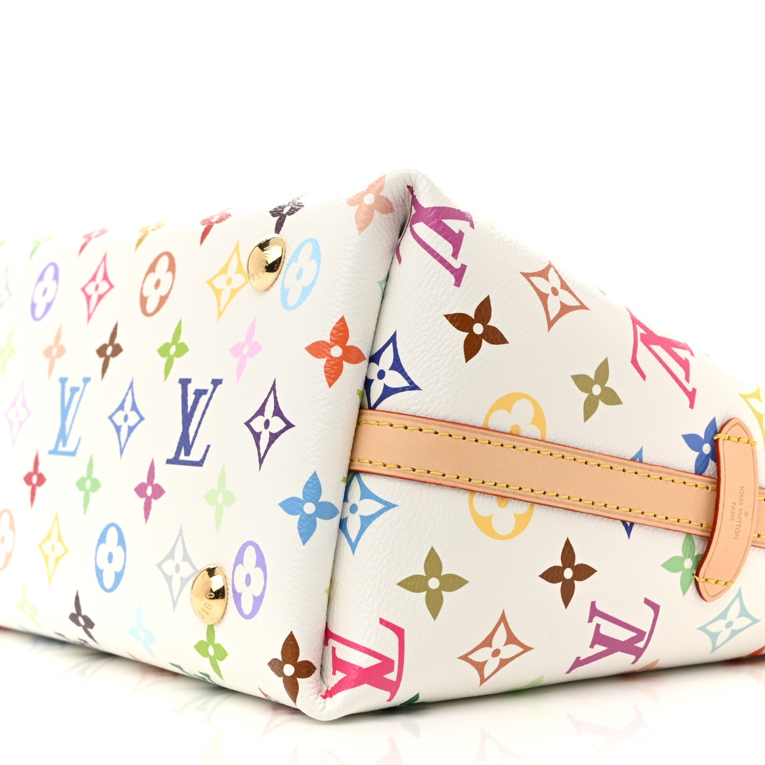 LV x TM Monogram Multicolor CarryAll PM White