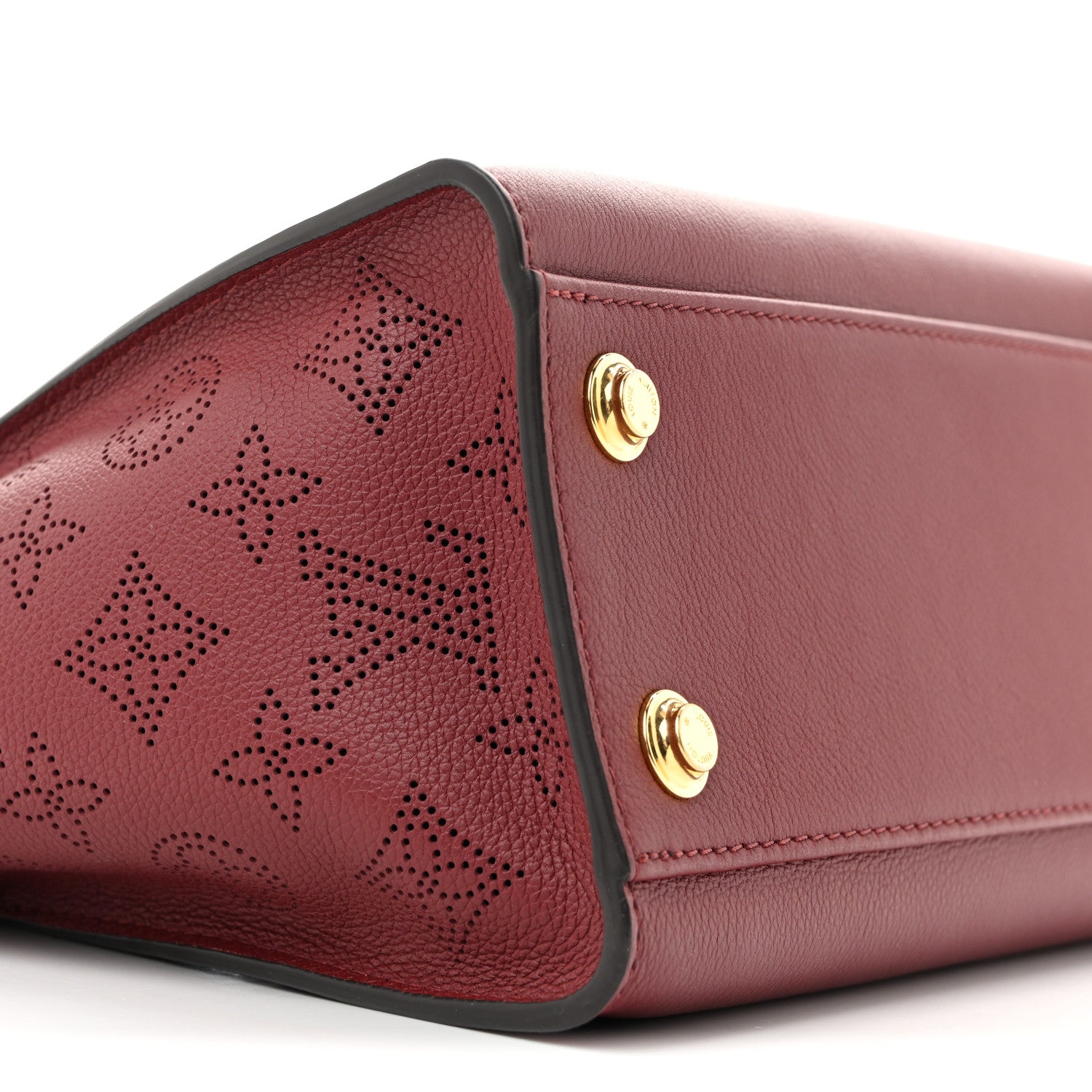 Calfskin Karung Snakeskin Mahina On My Side PM  Griotte Red