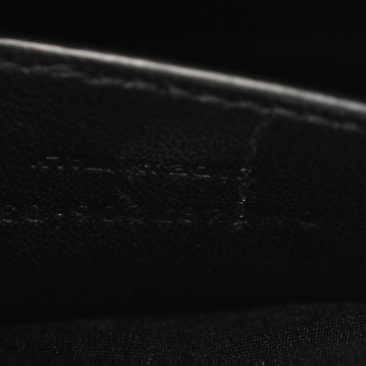 Grain De Poudre Textured Mixed Matelasse Triquilt Medium Monogram Monochrome Satchel Black