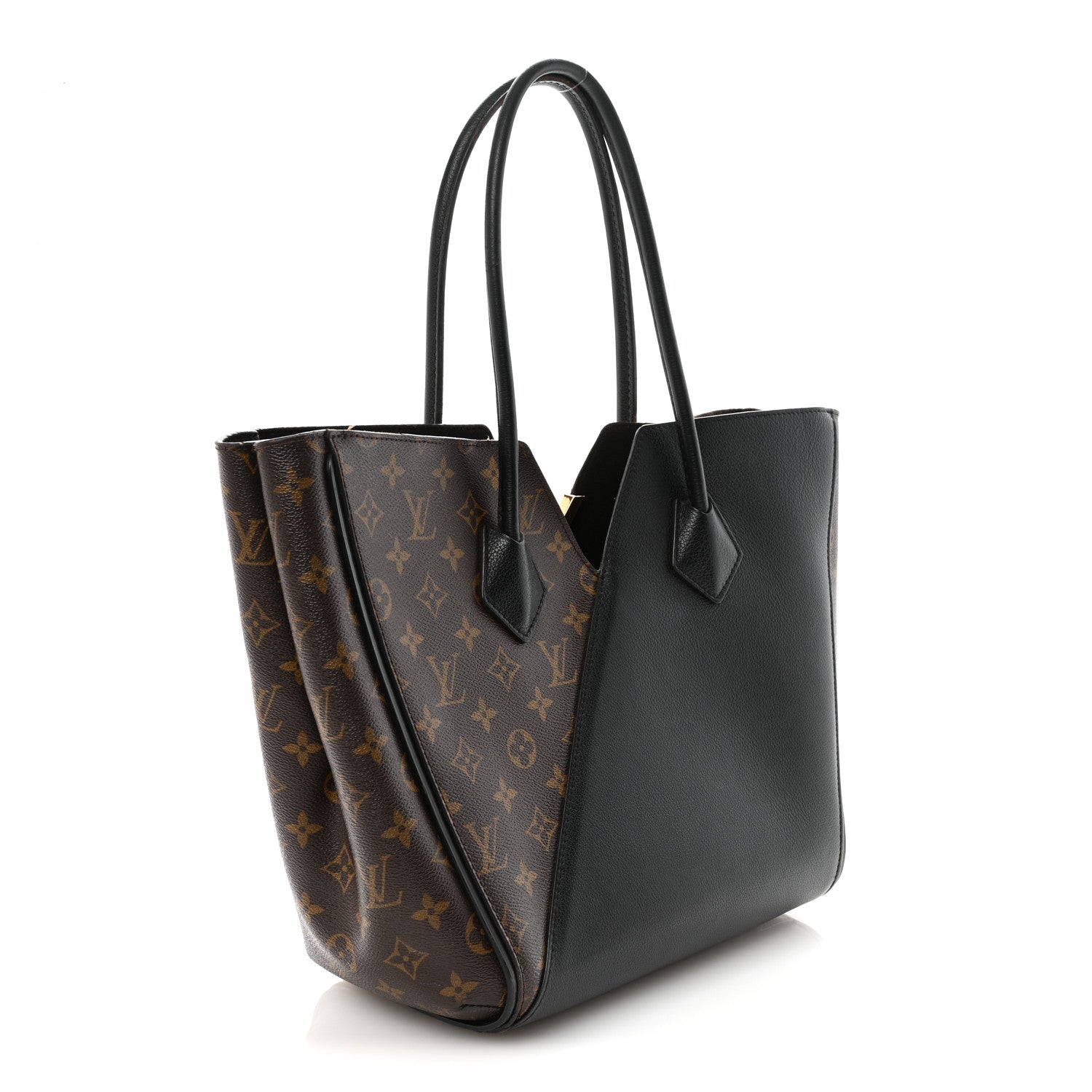 Calfskin Monogram Kimono Tote Black