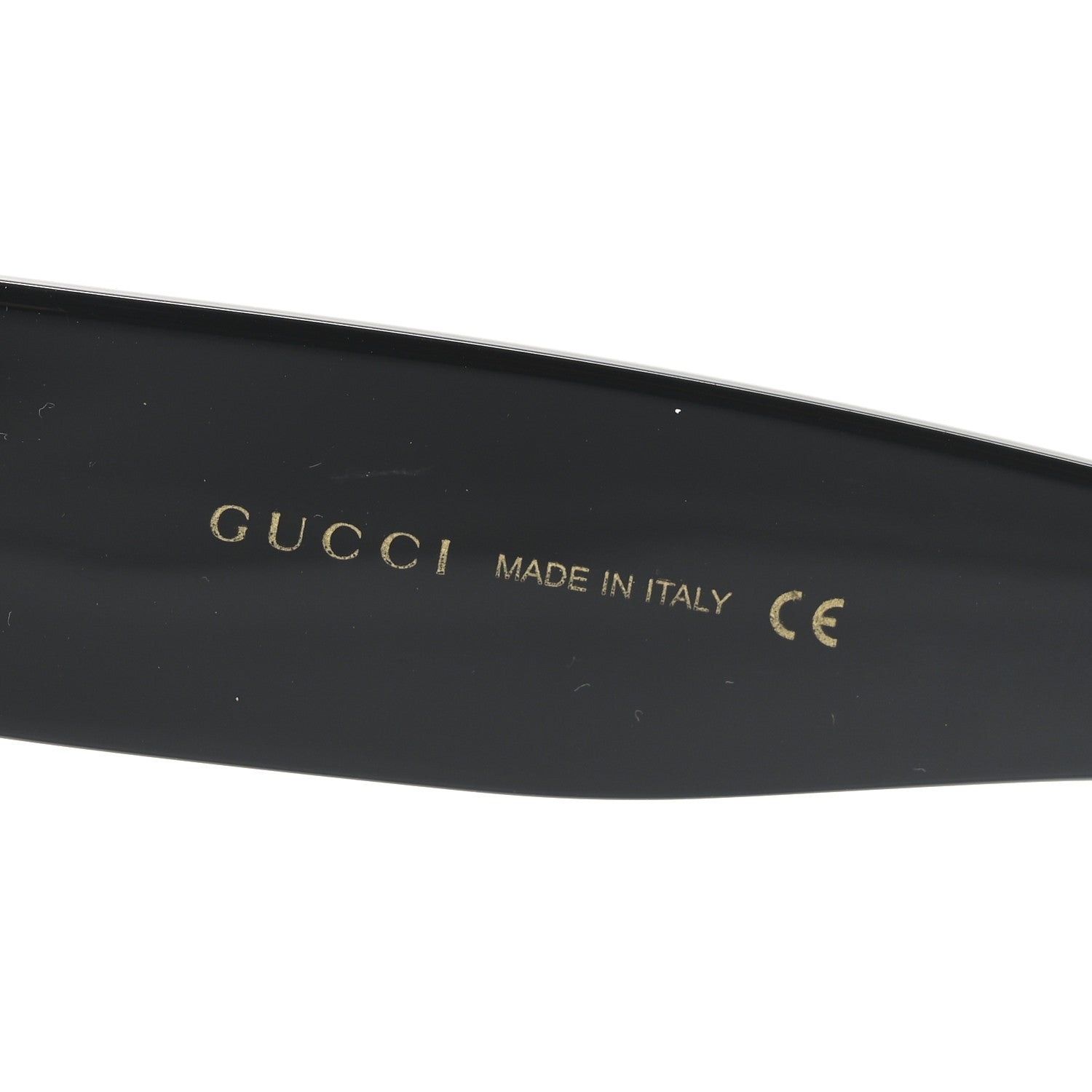 Acetate Pearl Rectangular Frame Sunglasses GG0234S Black Orange