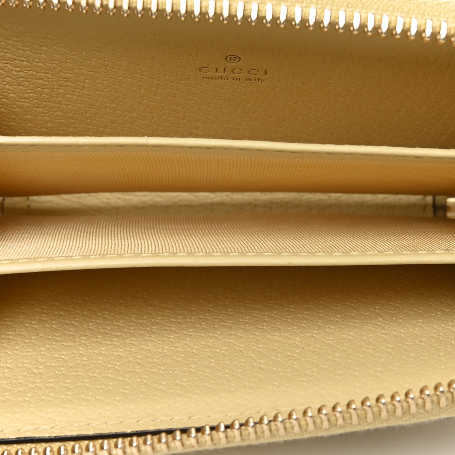 Monogram Jumbo GG Textured Dollar Calfskin Ophidia Key Card Case Camel Banana