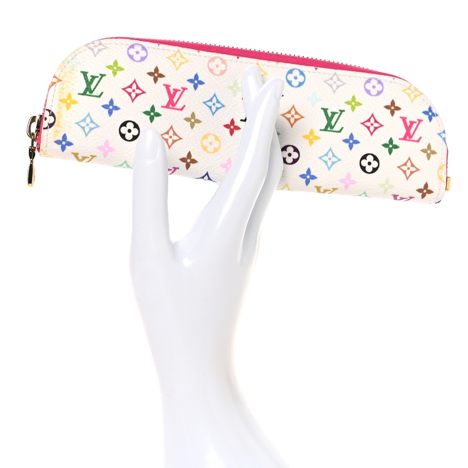 LV X TM Monogram Multicolor Charlotte Pencil Pouch Fuchsia