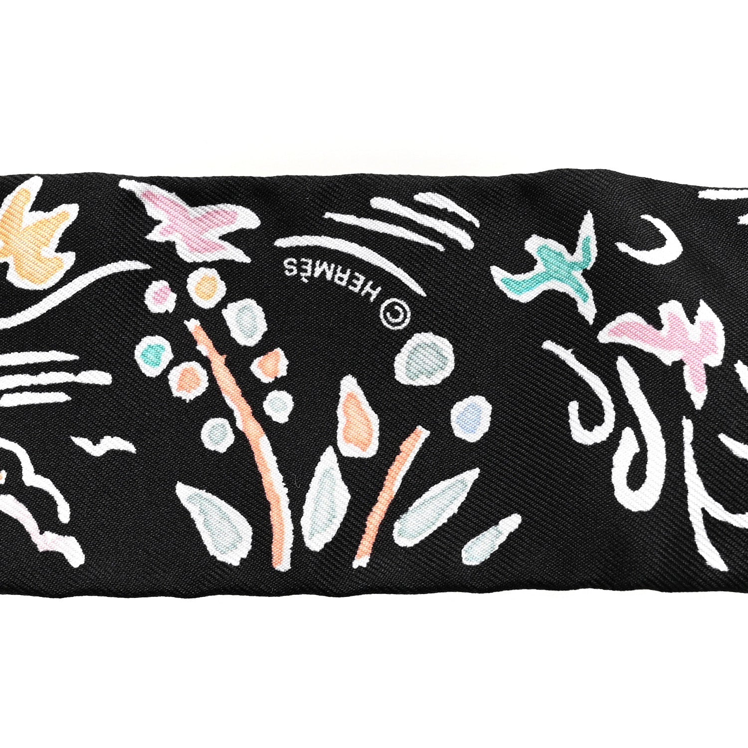 Silk Isola Di Primavera Twilly Black Vert Rose