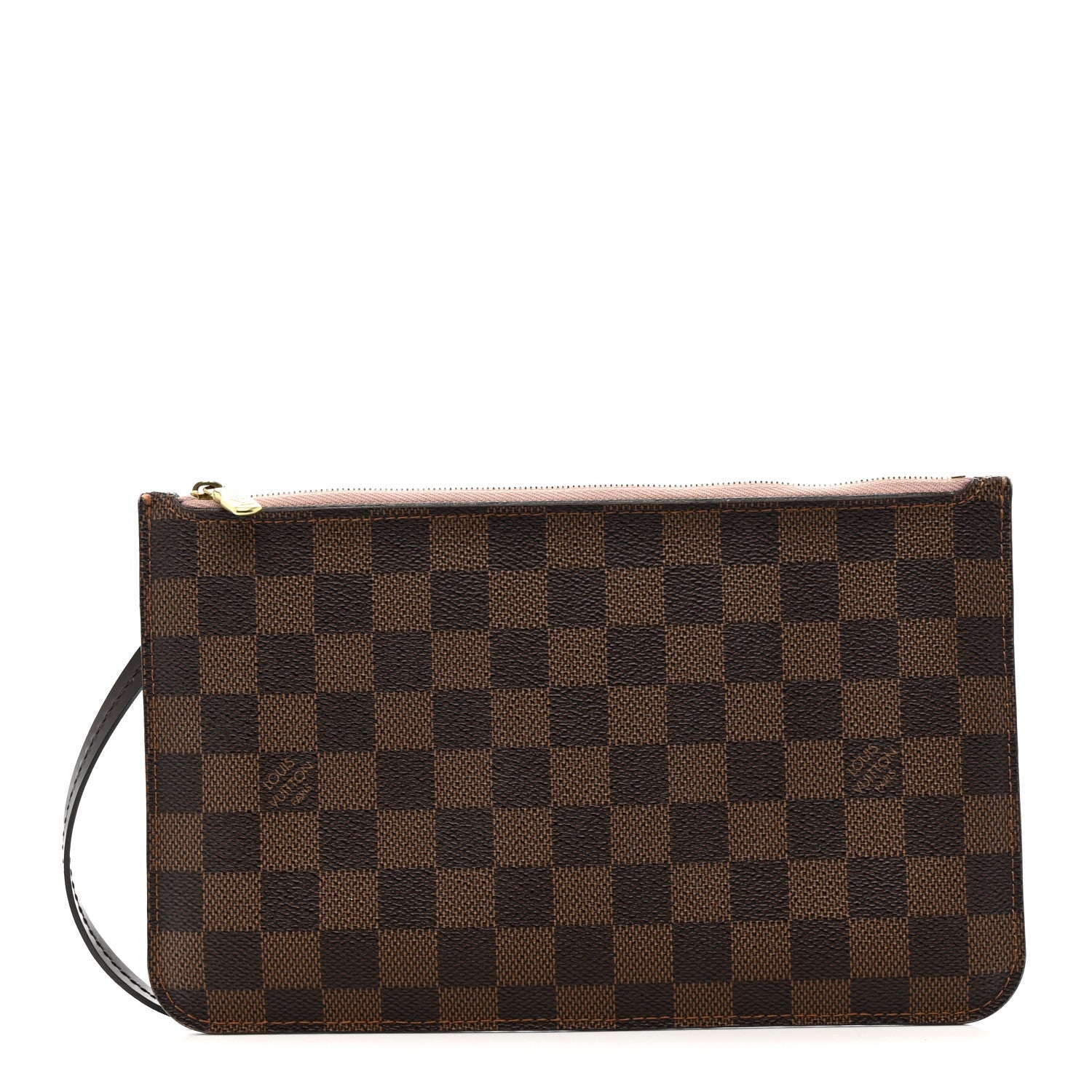 Damier Ebene Neverfull MM GM Pochette Rose Ballerine