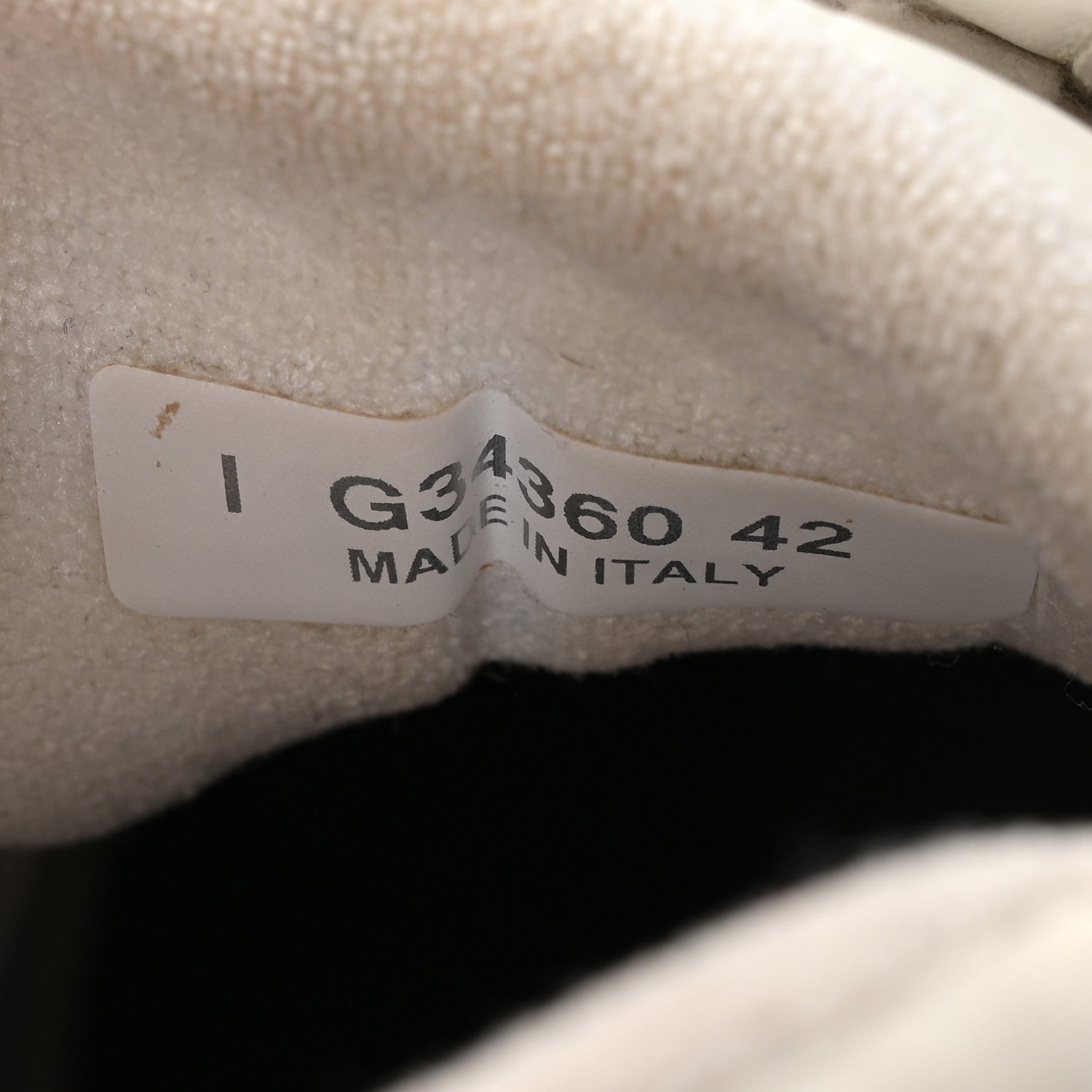 Suede Calfskin Fabric CC Sneakers 42 White