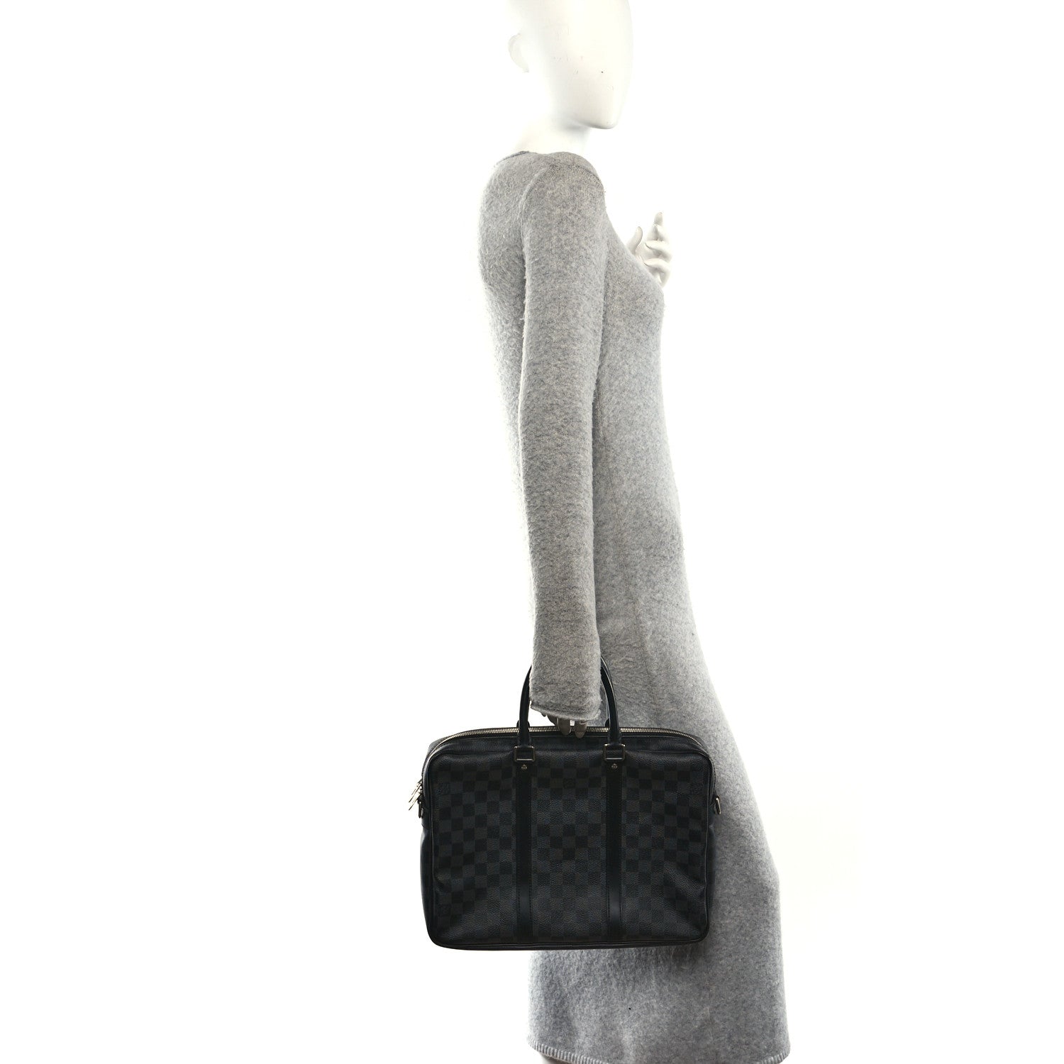 Damier Graphite Porte Documents Voyage PM