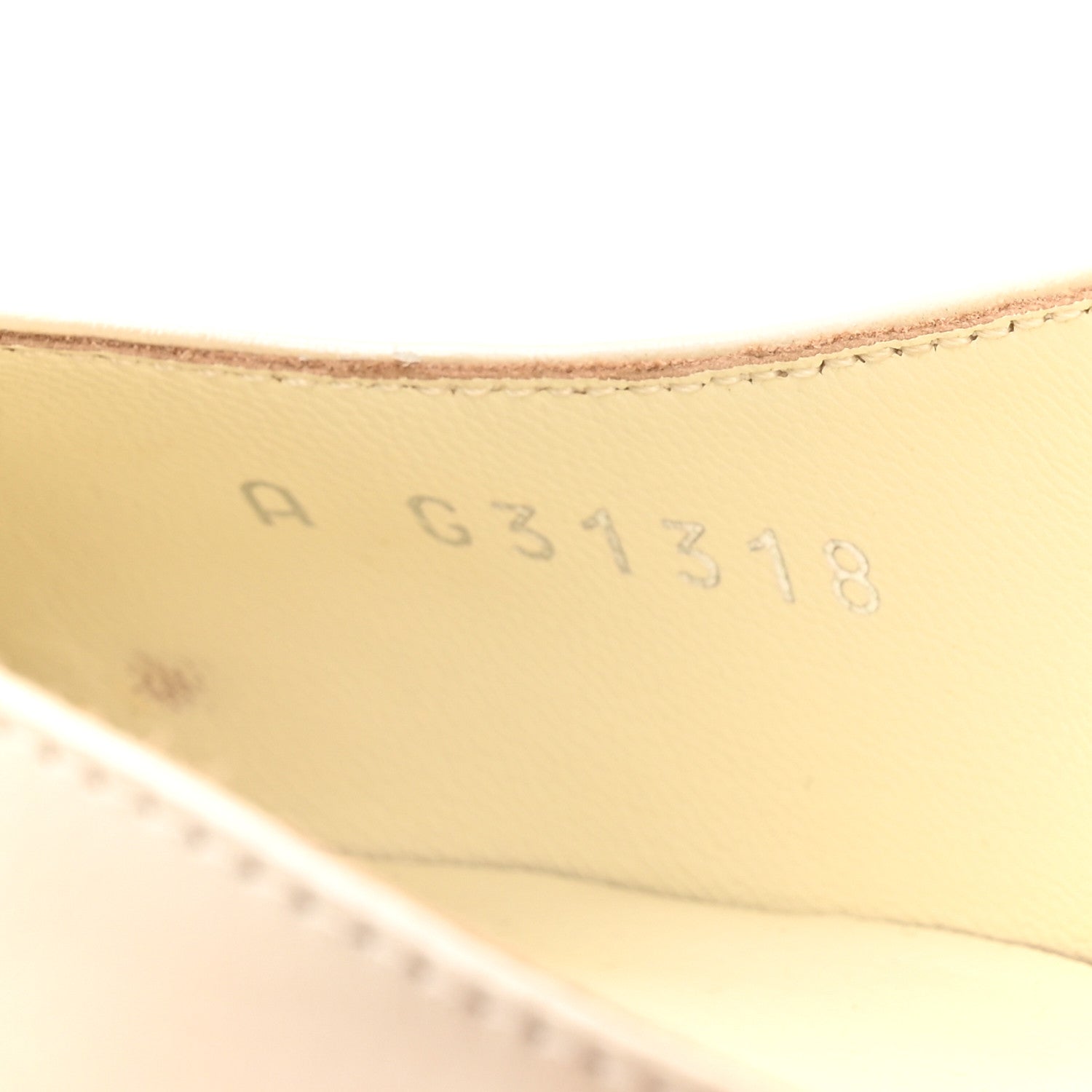 Lambskin Grosgrain Cap Toe CC Slingback Pumps 38 White Black