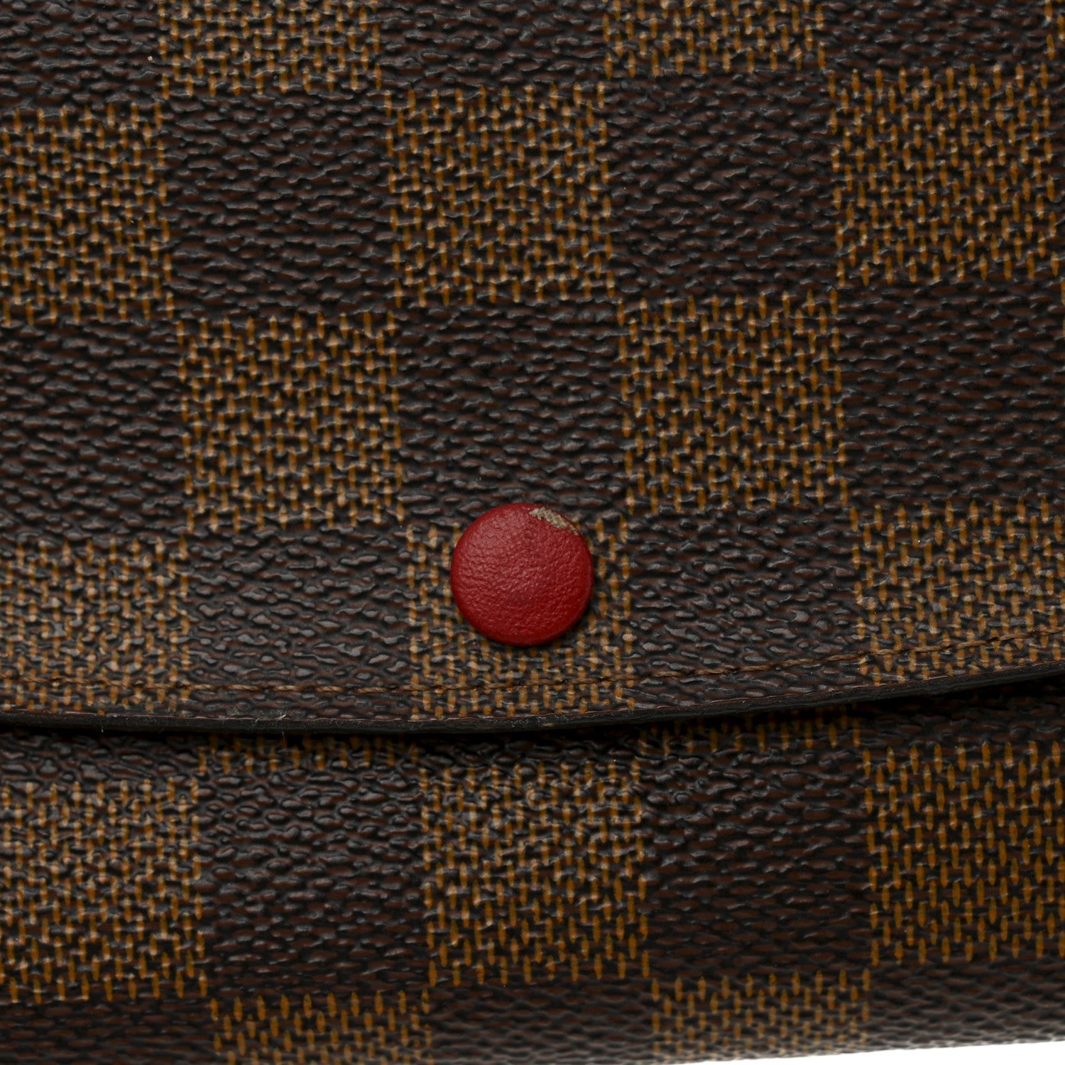 Damier Ebene Emilie Wallet Red