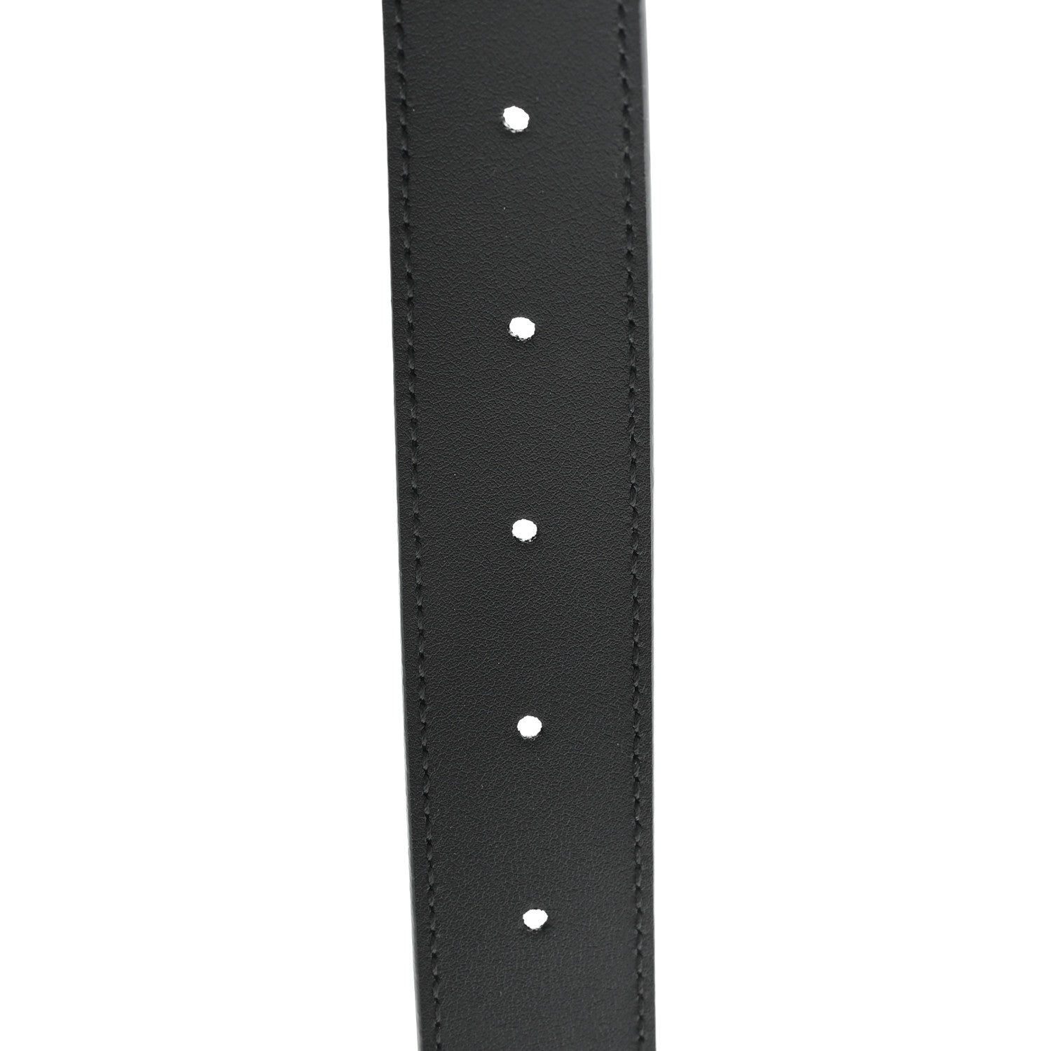 Plutone Calfskin Plaque GG 30mm Belt 100 40 Black