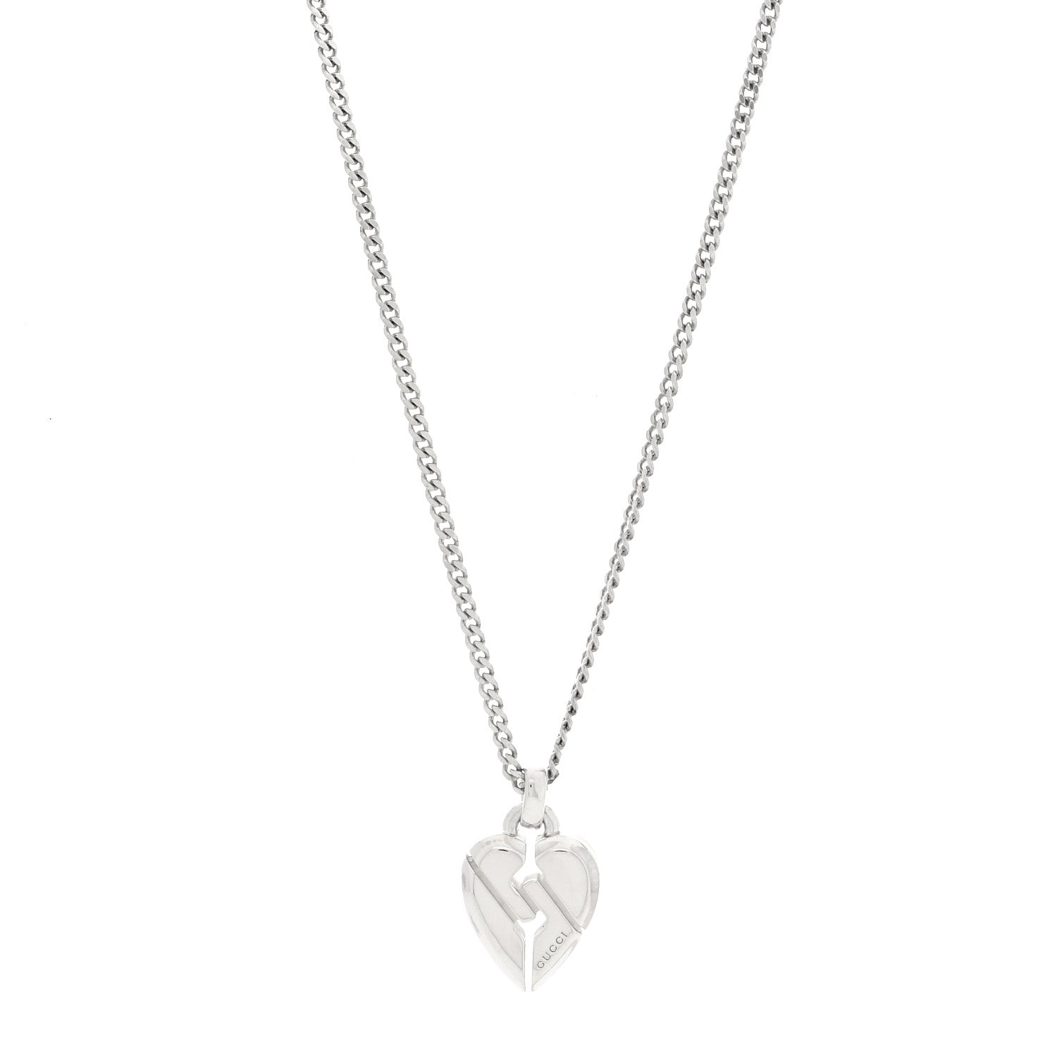 Sterling Silver Knot Heart Pendant Necklace