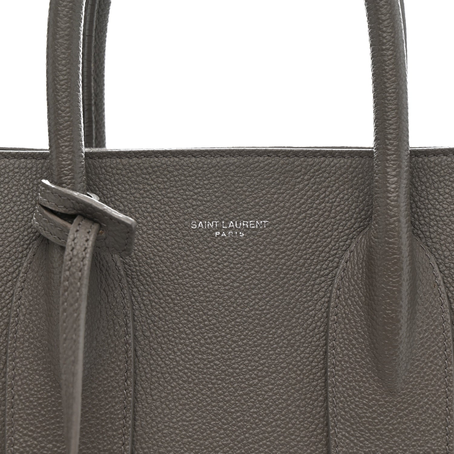 Grained Calfskin Small Sac De Jour Fog