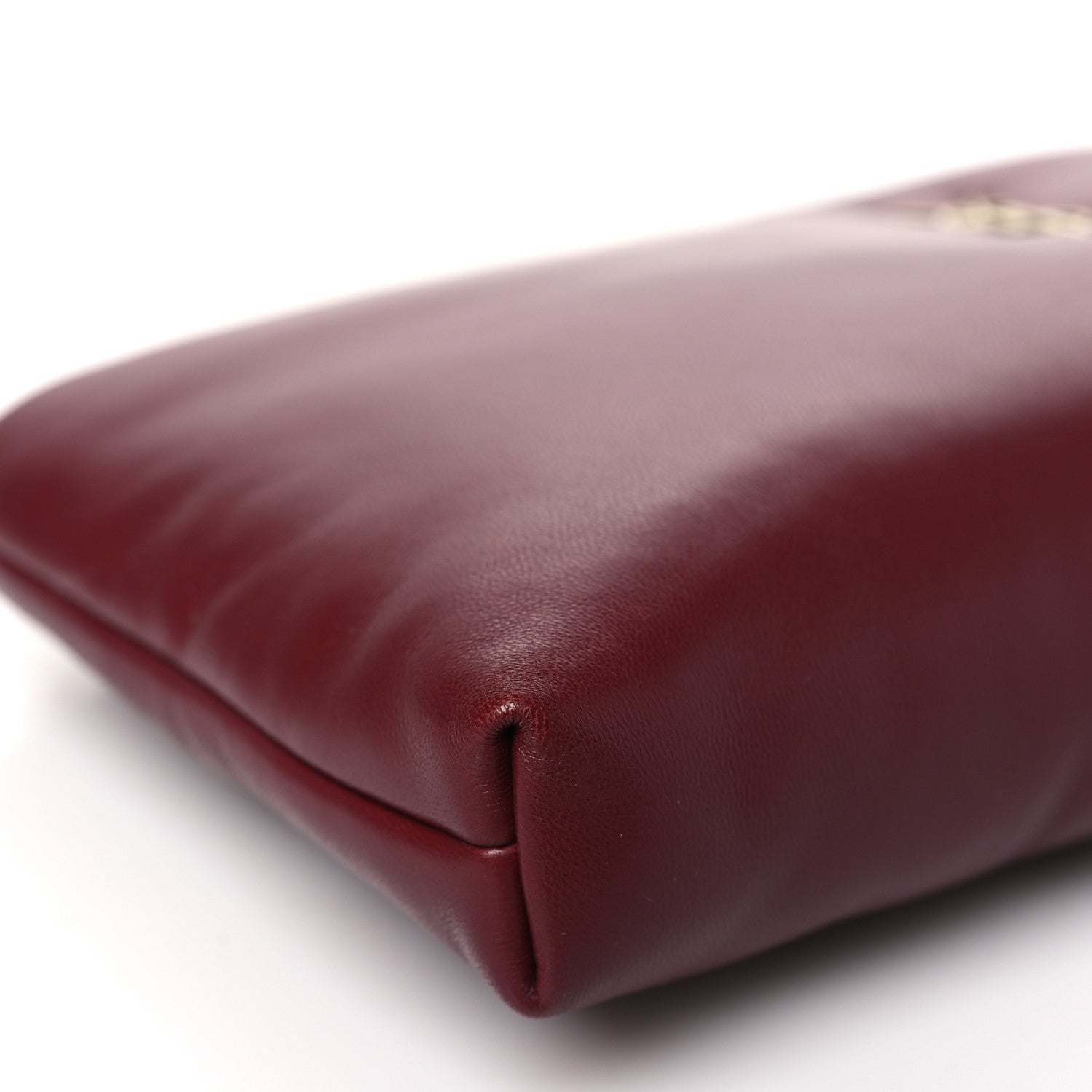 Lambskin Long Calypso Pouch Rouge Merlot