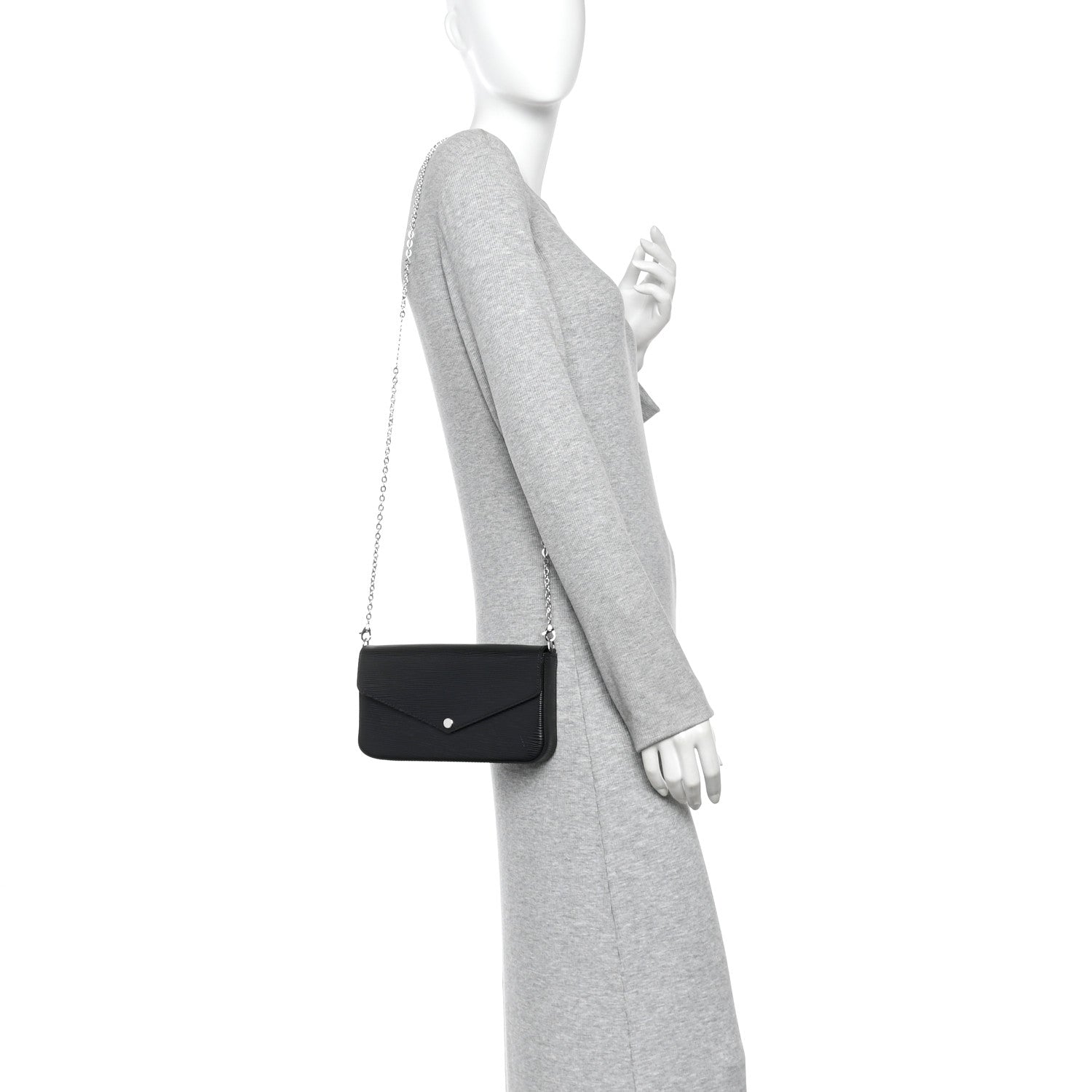 Epi Pochette Felicie Black