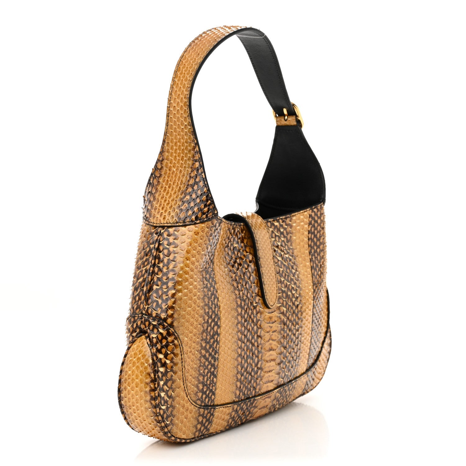 Snakeskin Small Jackie 1961 Hobo Brown