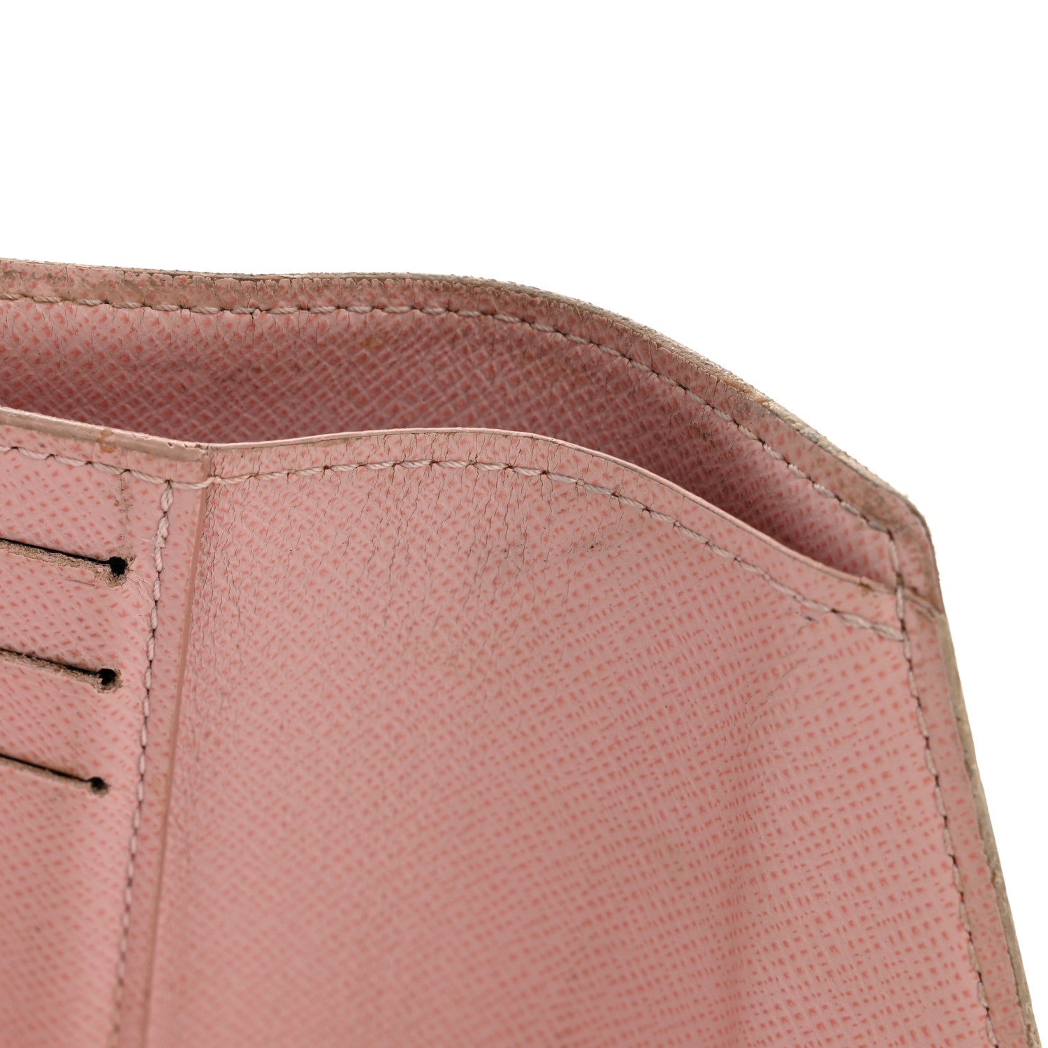Damier Azur Victorine Wallet Rose Ballerine