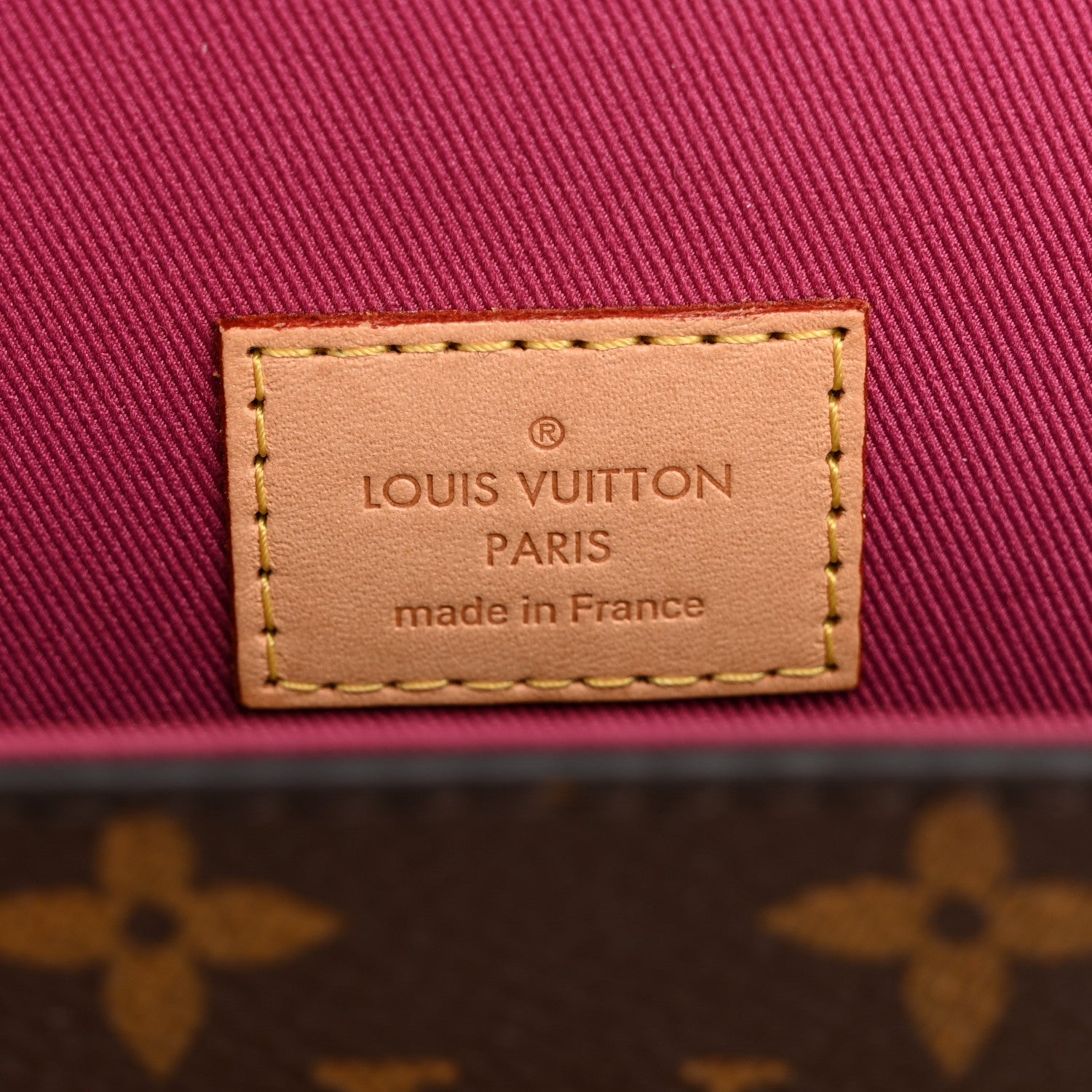 Monogram Cluny BB Bordeaux Fuchsia
