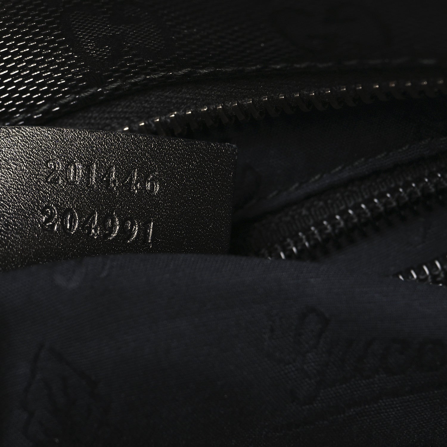 Imprime Monogram Medium Flat Messenger Bag Black