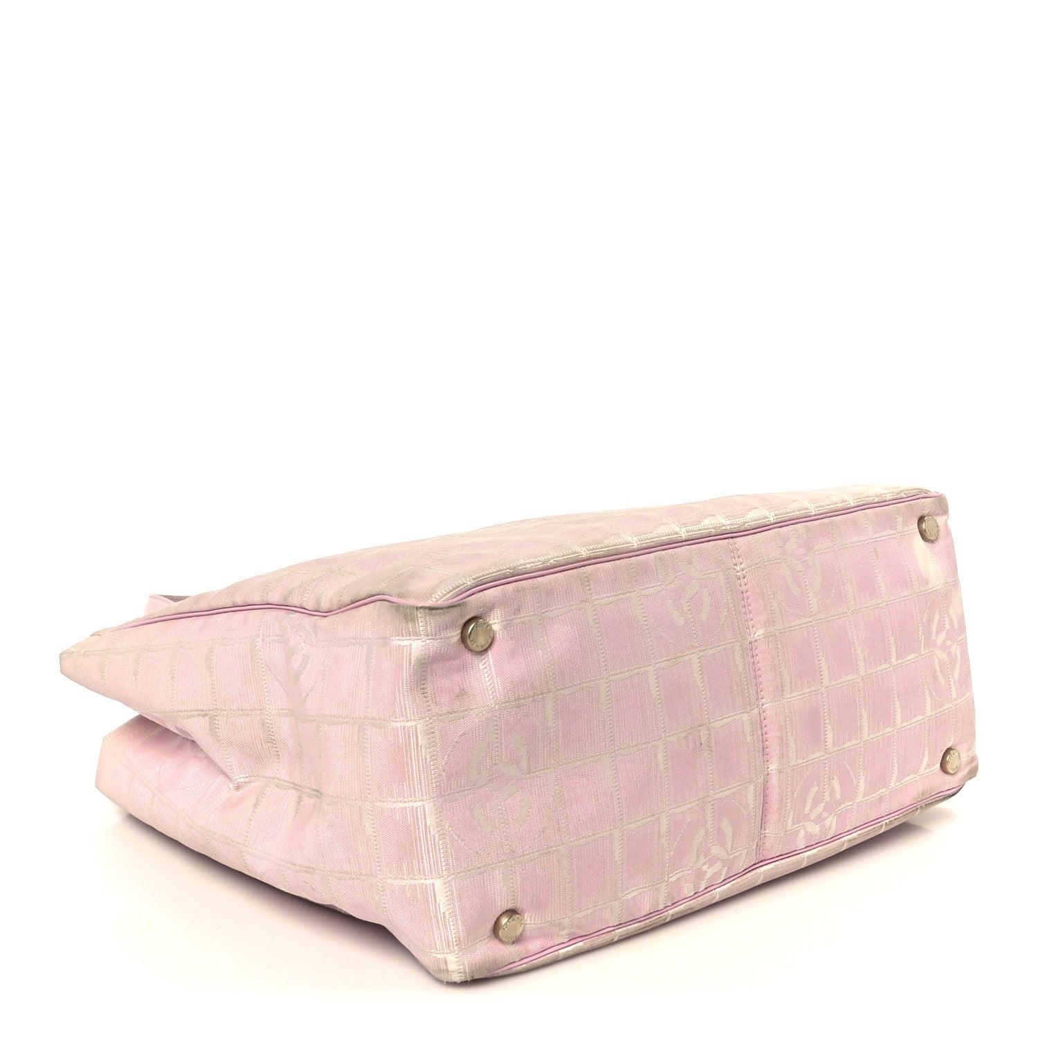 Nylon Medium Travel Tote Pink