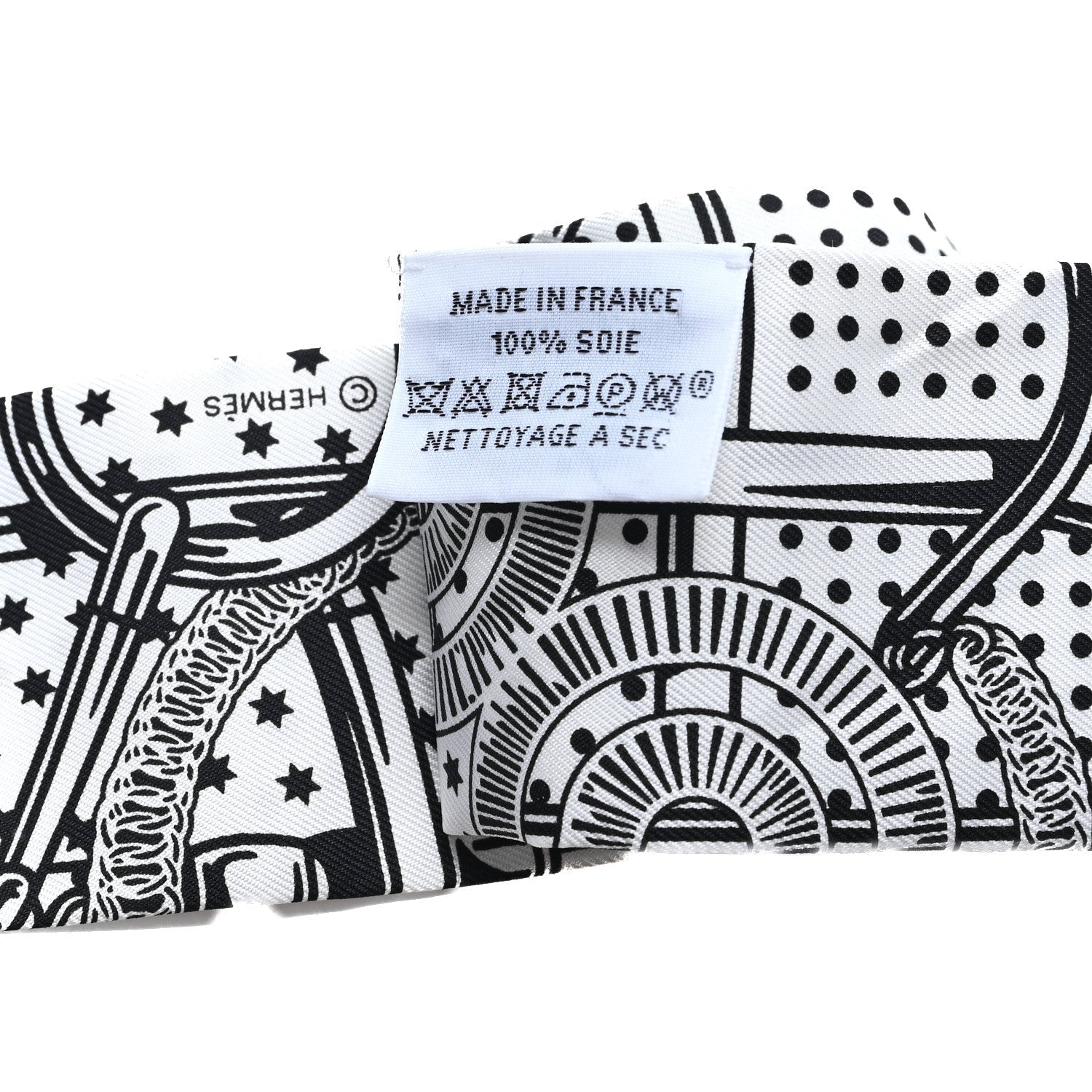 Silk Eperon d'Or Cut Twilly White Marine Black