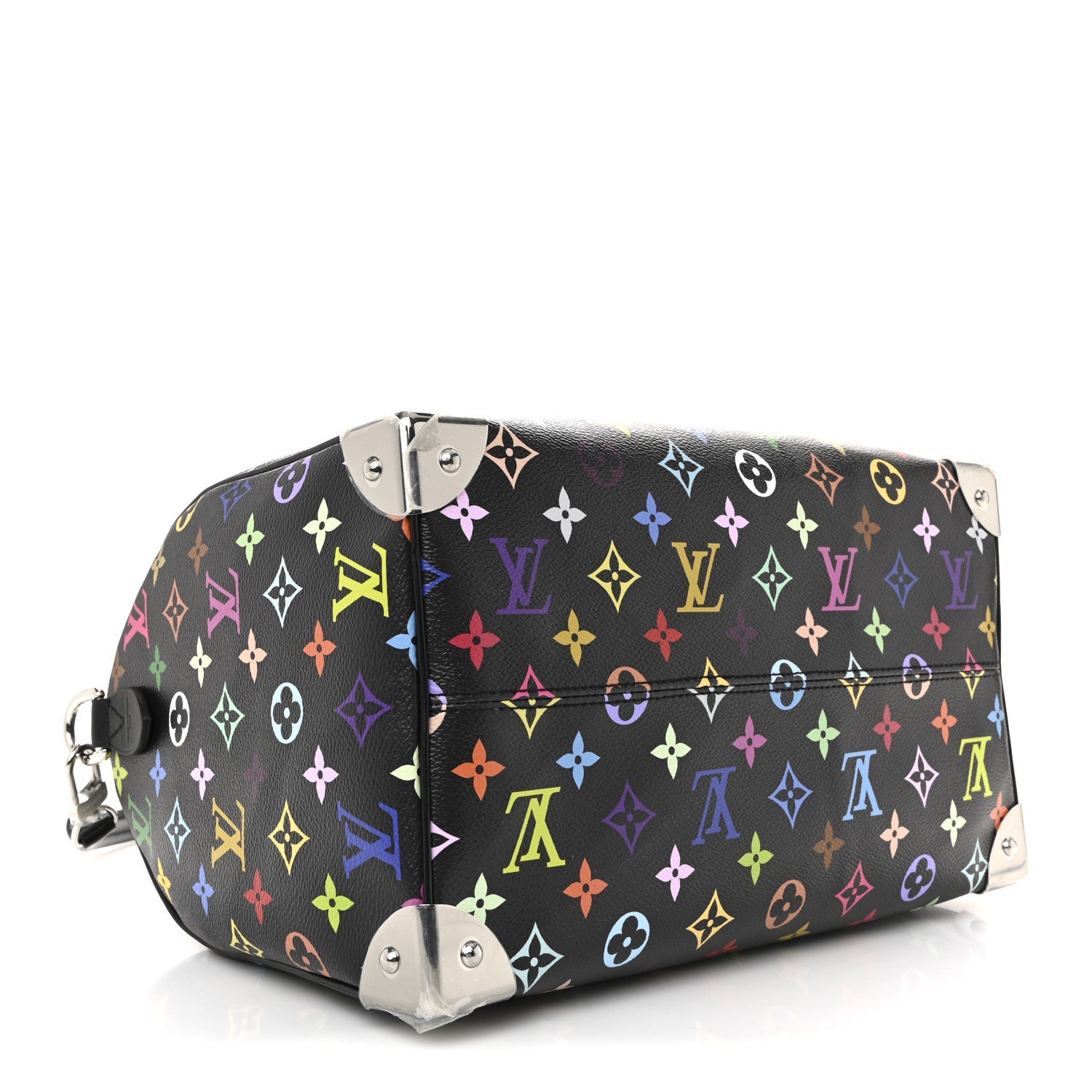 LV X TM Monogram Multicolor Speedy Soft 30 Black