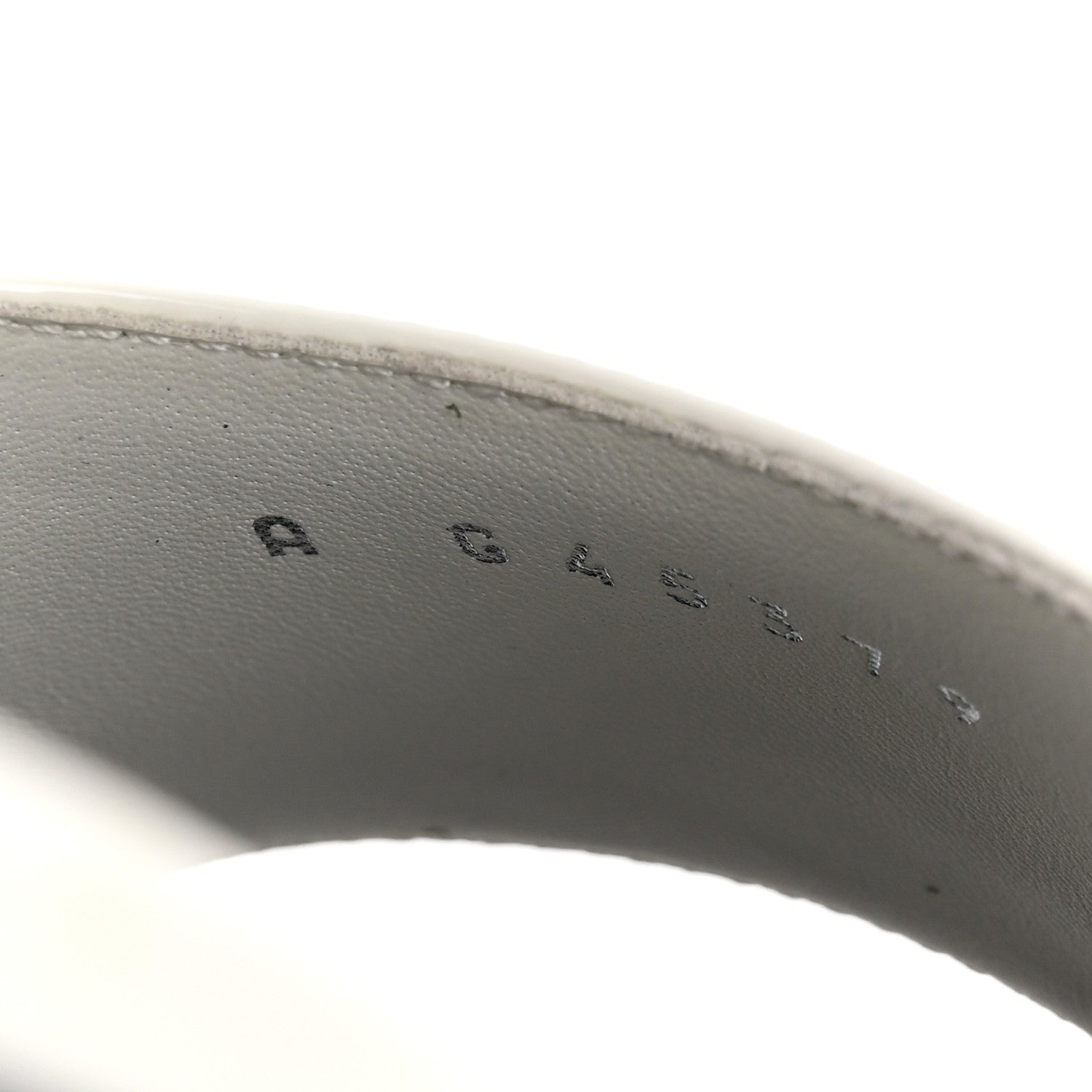Patent Calfskin Mules  39 Black White Grey