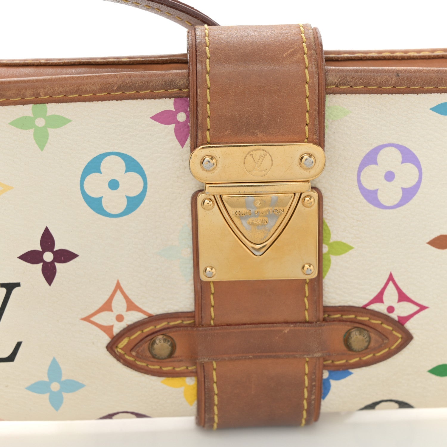 Monogram Multicolor Shirley White
