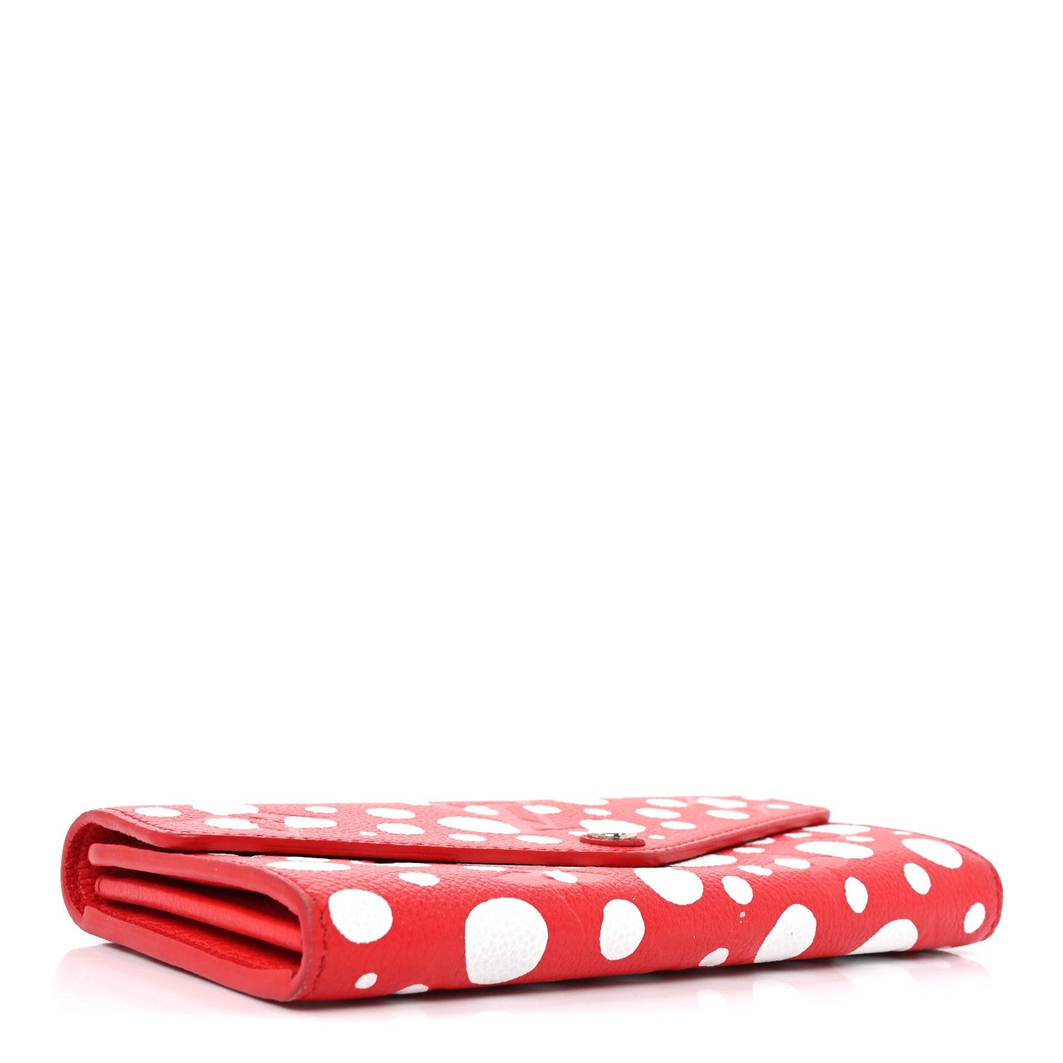 LV X YK Empreinte Dots Sarah Wallet Red White