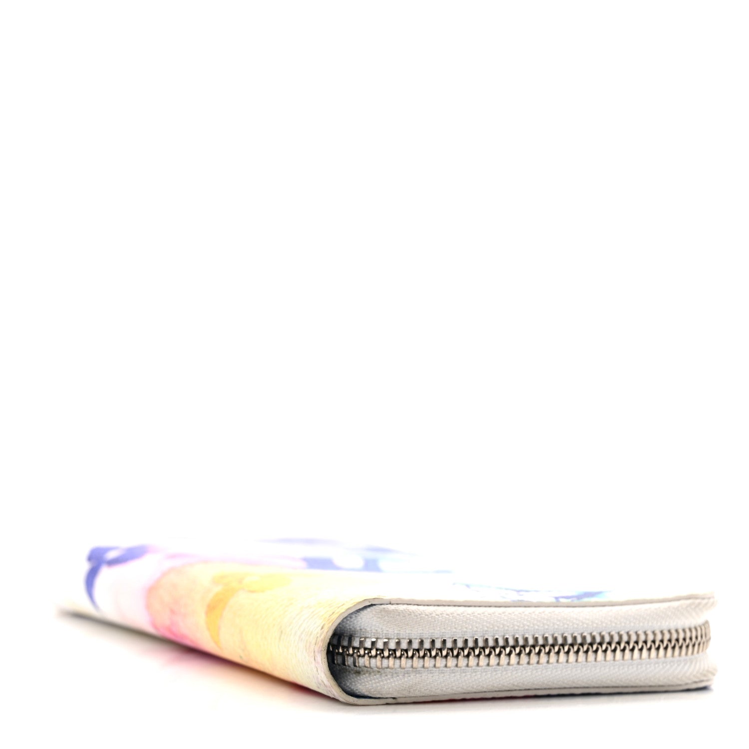 Monogram Watercolor Vertical Zippy Wallet