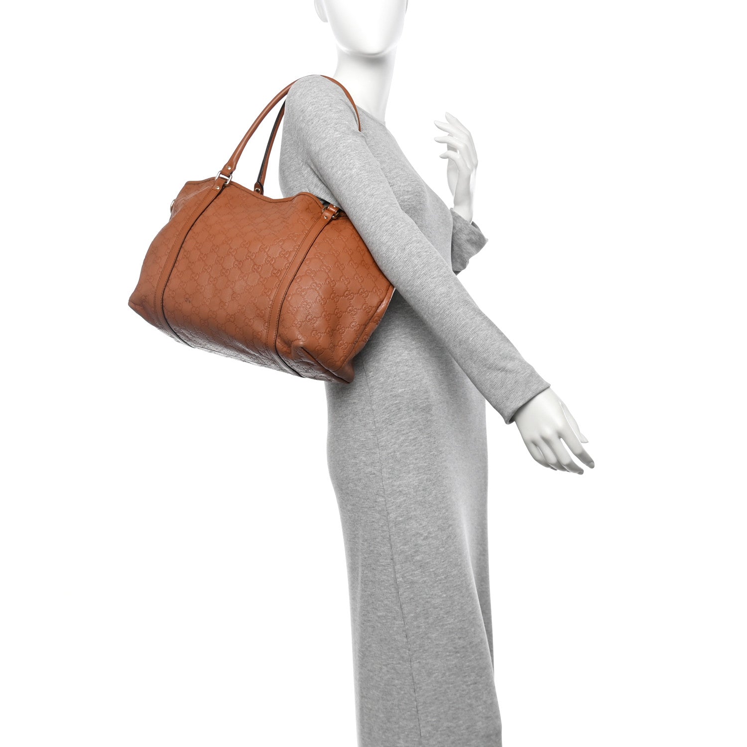 Guccissima Vitello Tender Medium Joy Tote Saffron