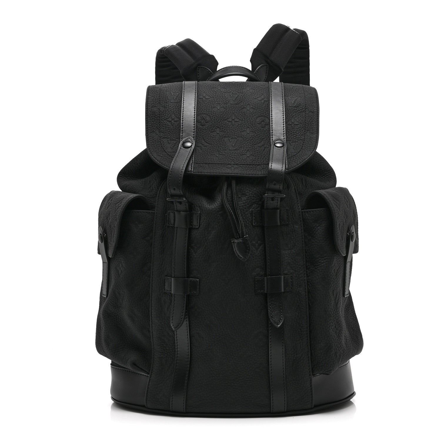 Taurillon Monogram Christopher MM Backpack Black
