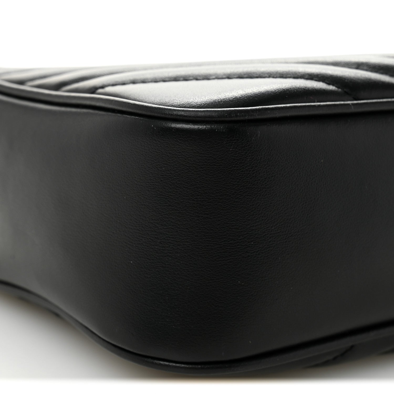 Calfskin Matelasse Monogram Lou Camera Bag Black